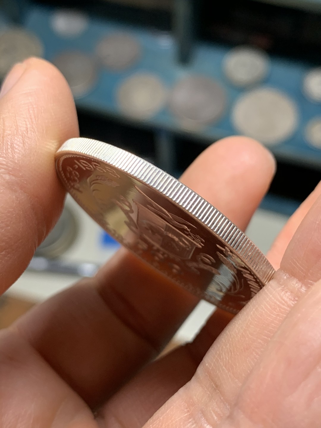 《竞宝斋》第36场-本周日 （全场顺丰包邮） 几内亚1969年慕尼黑奥运会纪念500法郎精制银币