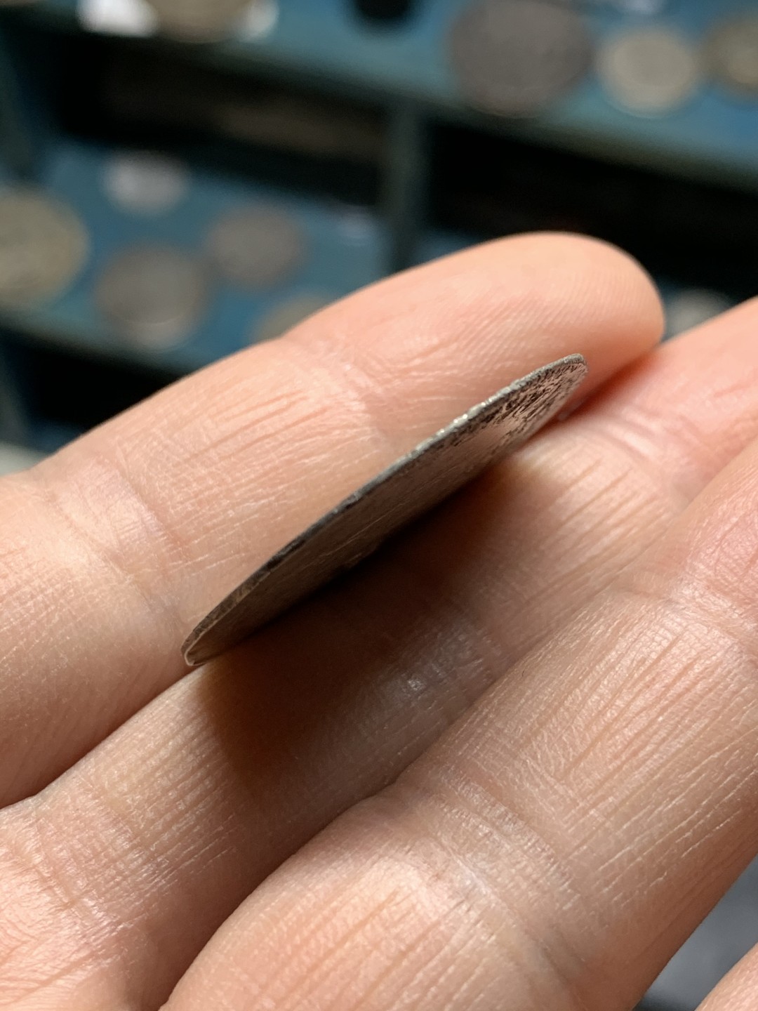 《竞宝斋》第36场-本周日 （全场顺丰包邮） 英国1625-1949年查理一世1先令银币 打制银币