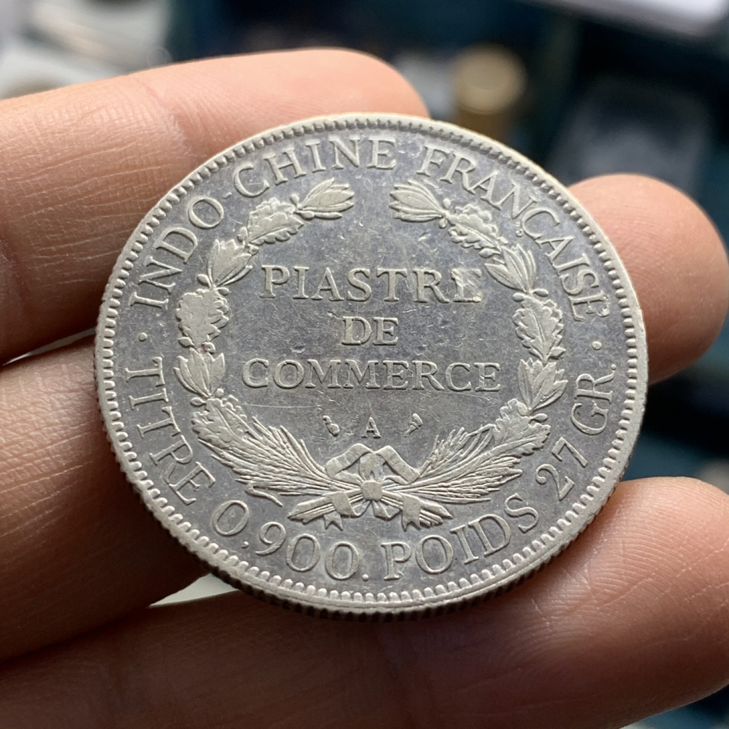 《竞宝斋》第37场-周日 首场自动拍卖 2件或者满200包顺丰 法属印度支那1908年 坐洋1元 大银币