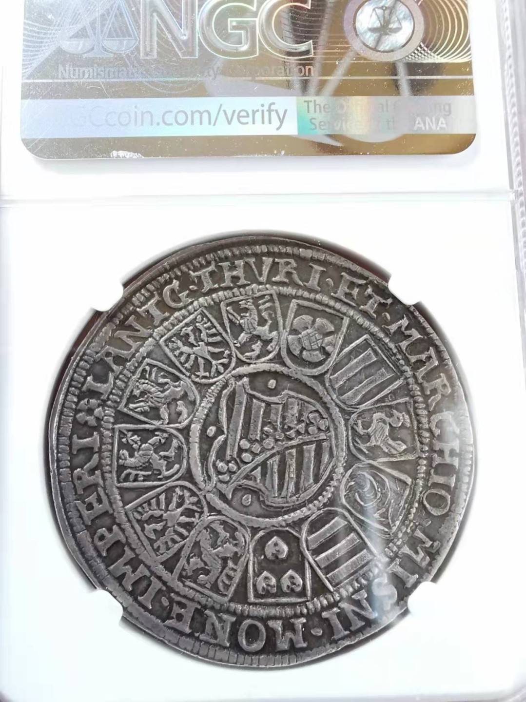 欧罗巴与亚细亚的春天奏鸣曲—凡希社世界钱币微拍第一百九十期 稀！1597萨克森奥登哥萨泰勒大银NGC-AU50名家旧藏附原纸袋