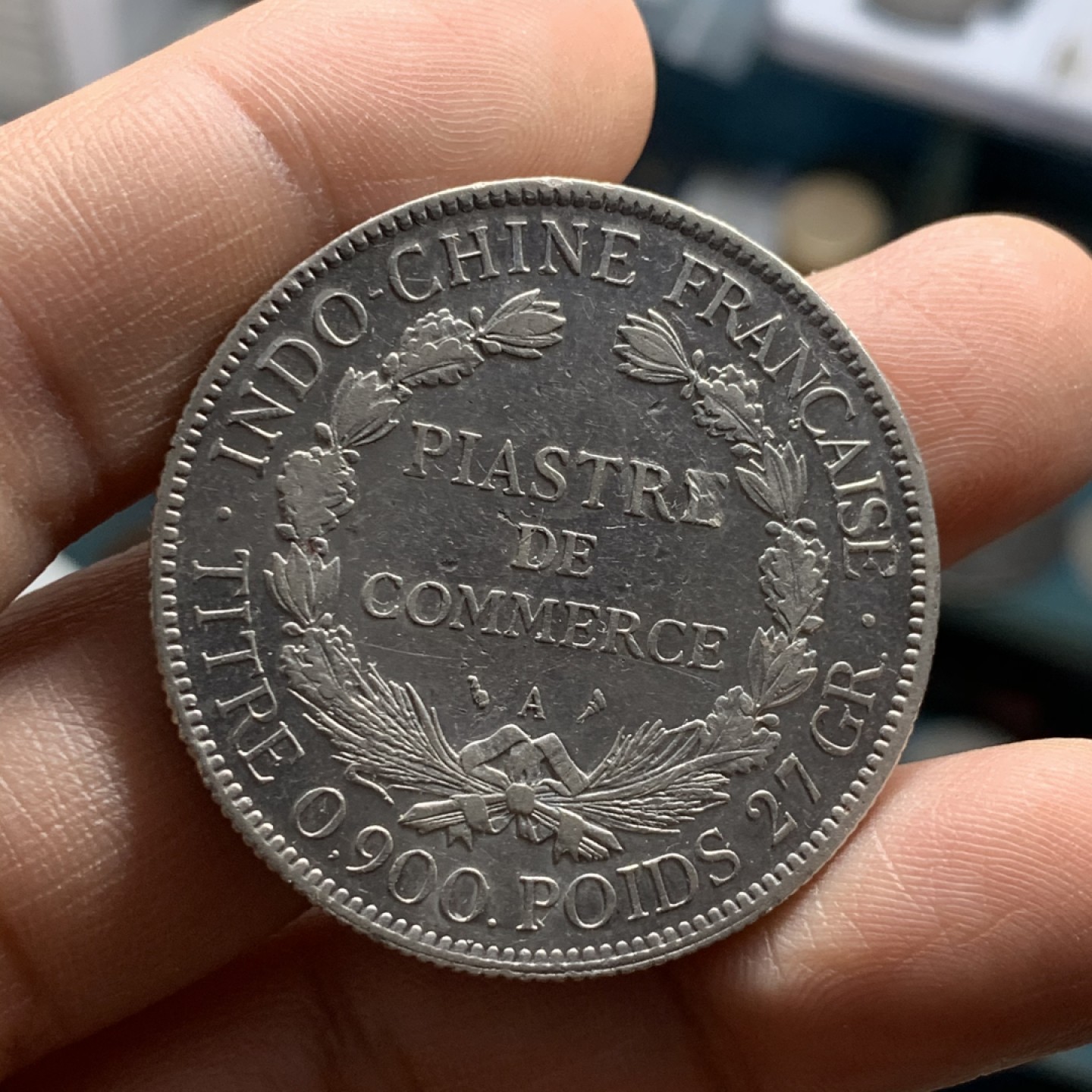 《竞宝斋》第37场-周日 首场自动拍卖 2件或者满200包顺丰 法属印度支那1908年 坐洋1元 大银币