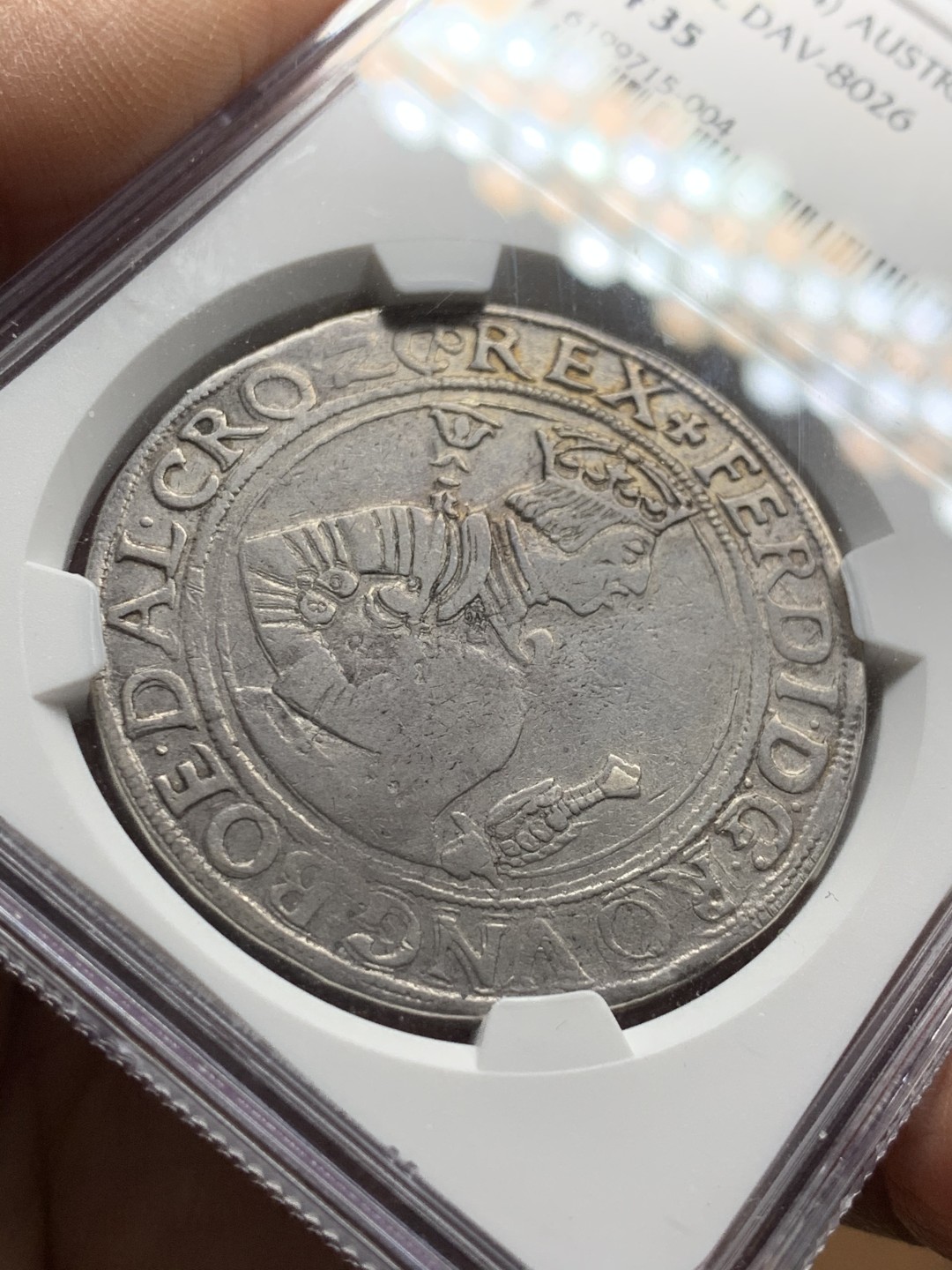 《竞宝斋》第36场-本周日 （全场顺丰包邮） NGC VF35 神圣罗马帝国 哈布斯堡   1521-1564年 斐迪南一世 泰勒大银币