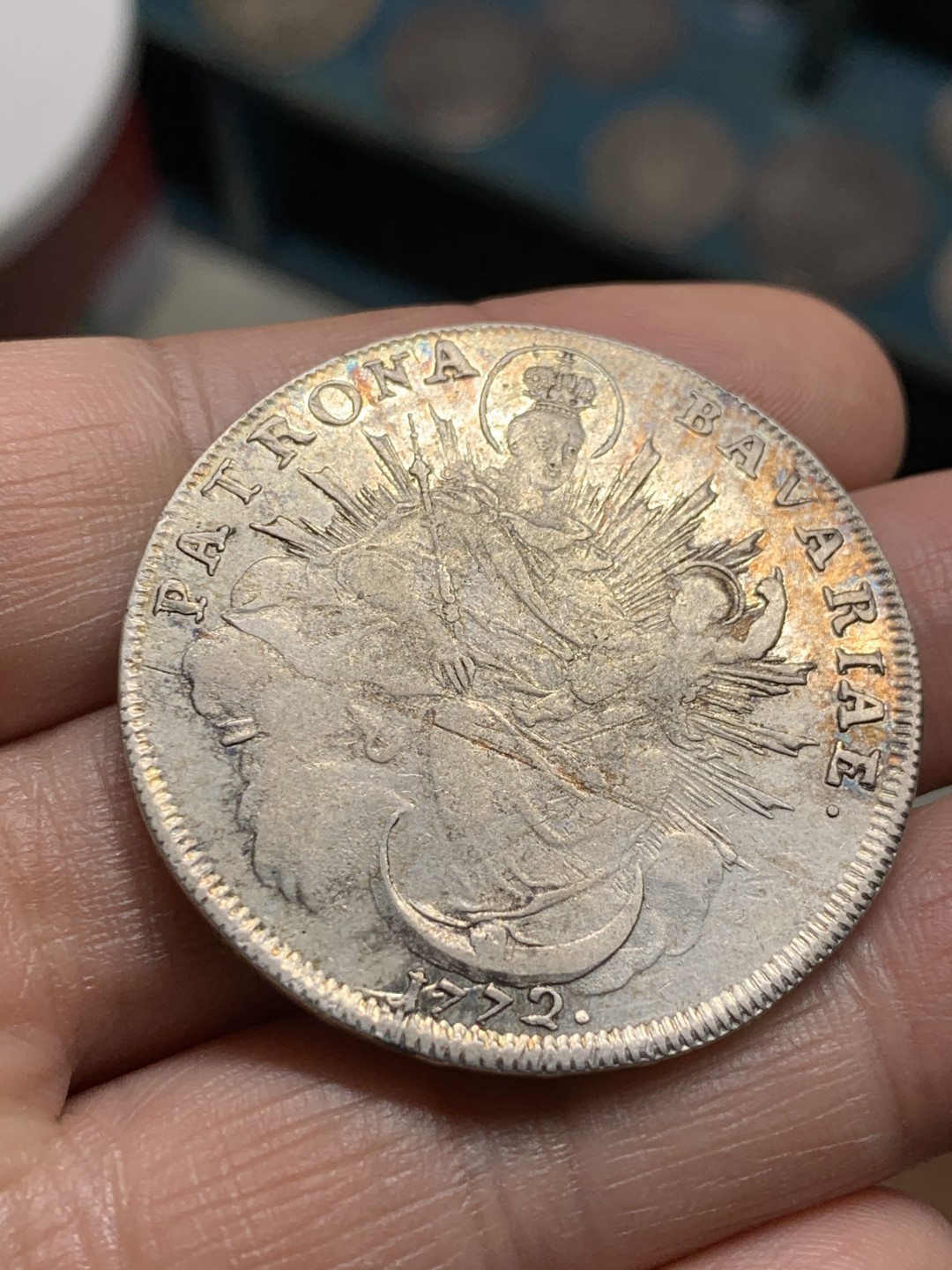 《竞宝斋》第36场-本周日 （全场顺丰包邮） 德国巴伐利亚1772年圣母抱婴泰勒