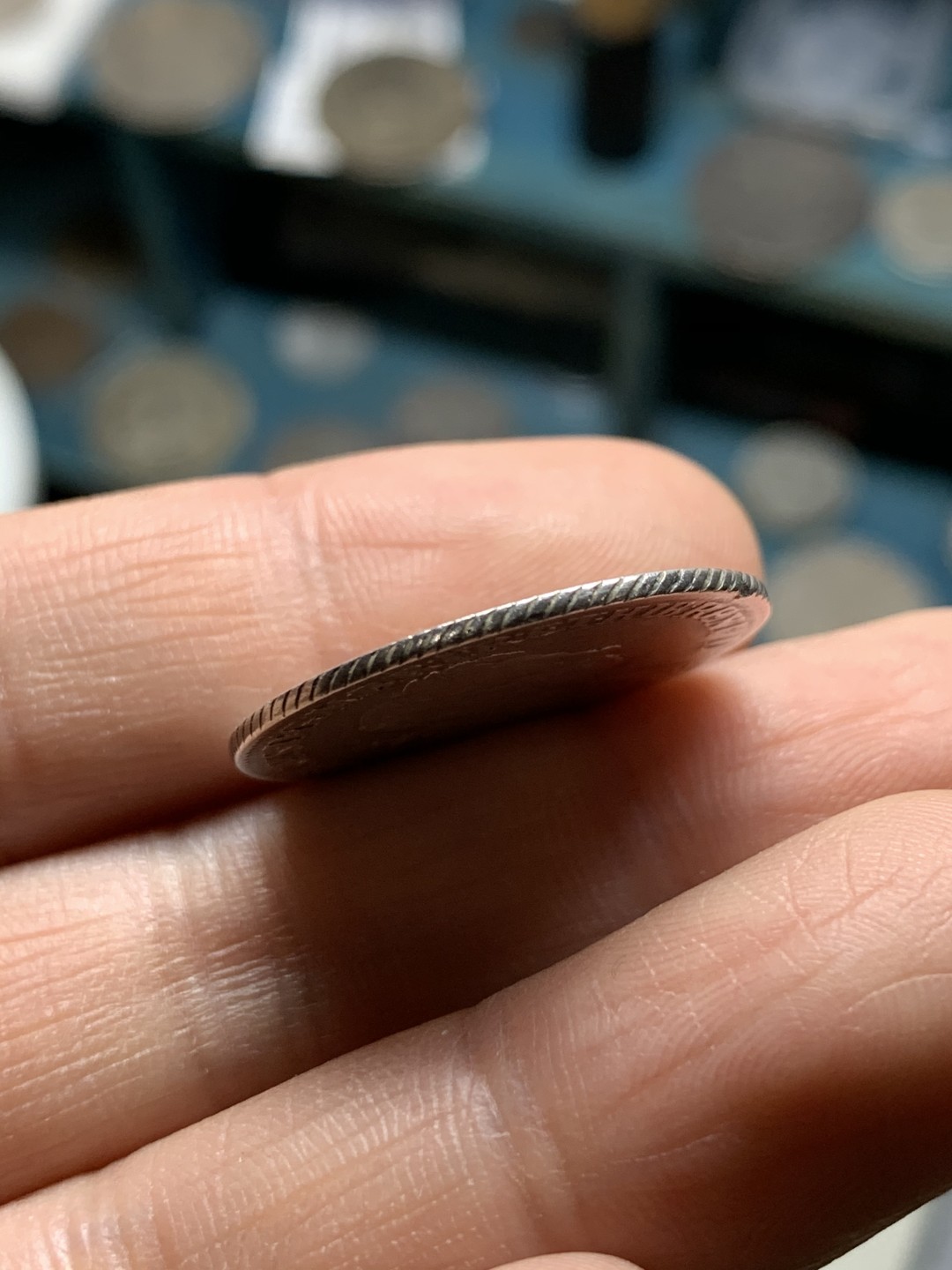 《竞宝斋》第36场-本周日 （全场顺丰包邮） 英国1723乔治一世SSC版先令银币