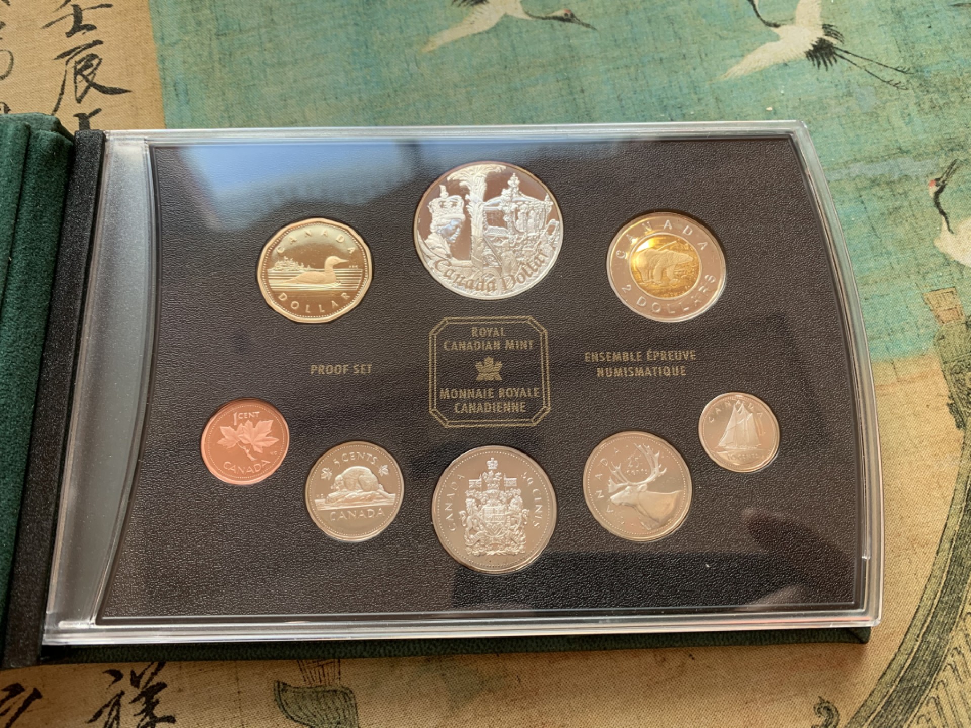 《竞宝斋》第37场-周日 首场自动拍卖 2件或者满200包顺丰 加拿大2002年8枚套精制纪念币加冕50周年纪念