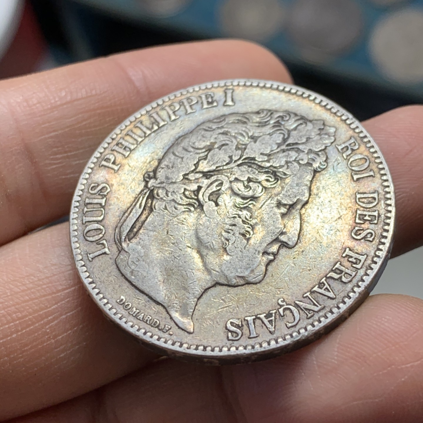 《竞宝斋》第37场-周日 首场自动拍卖 2件或者满200包顺丰 法国1833-A年菲利普5法郎大银币 原味好品