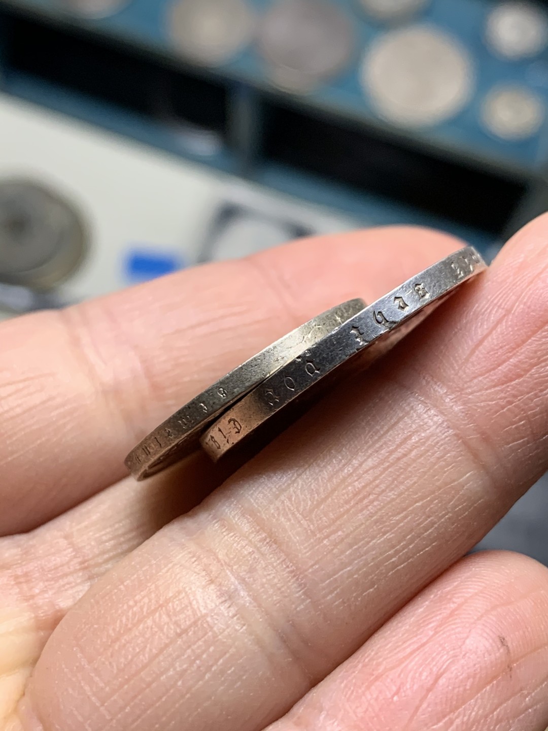 《竞宝斋》第36场-本周日 （全场顺丰包邮） （两枚一组）德国兴登堡2马克（1938年）、5马克（1937年）