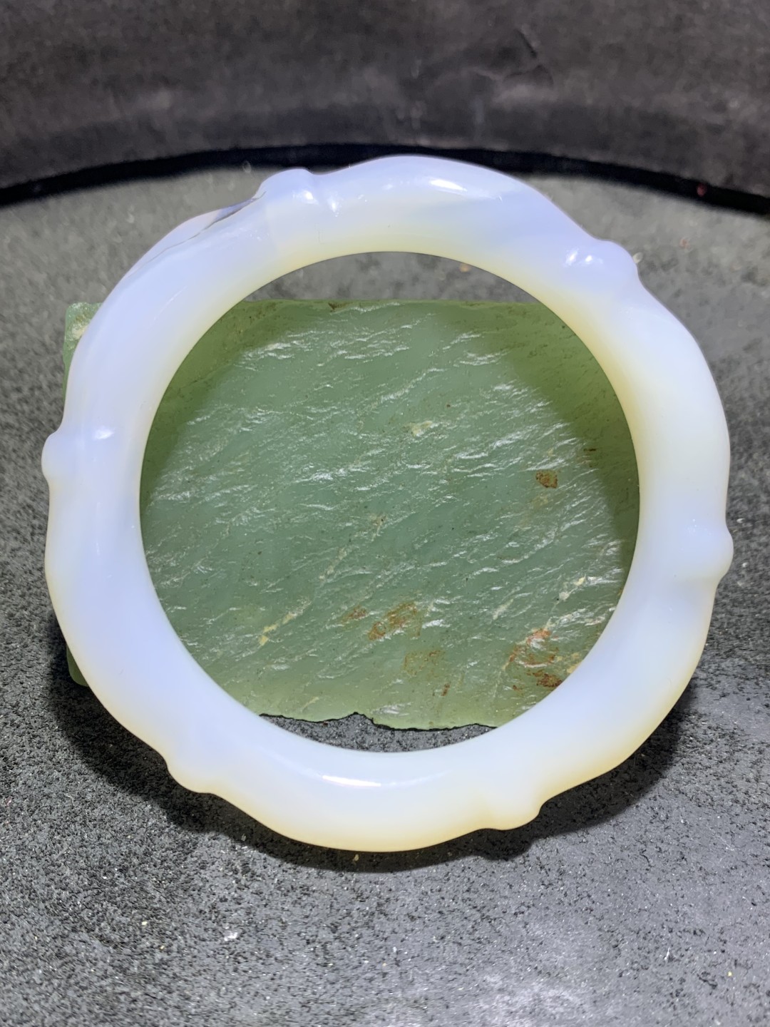 精品海洋玉髓竹节手镯一只！