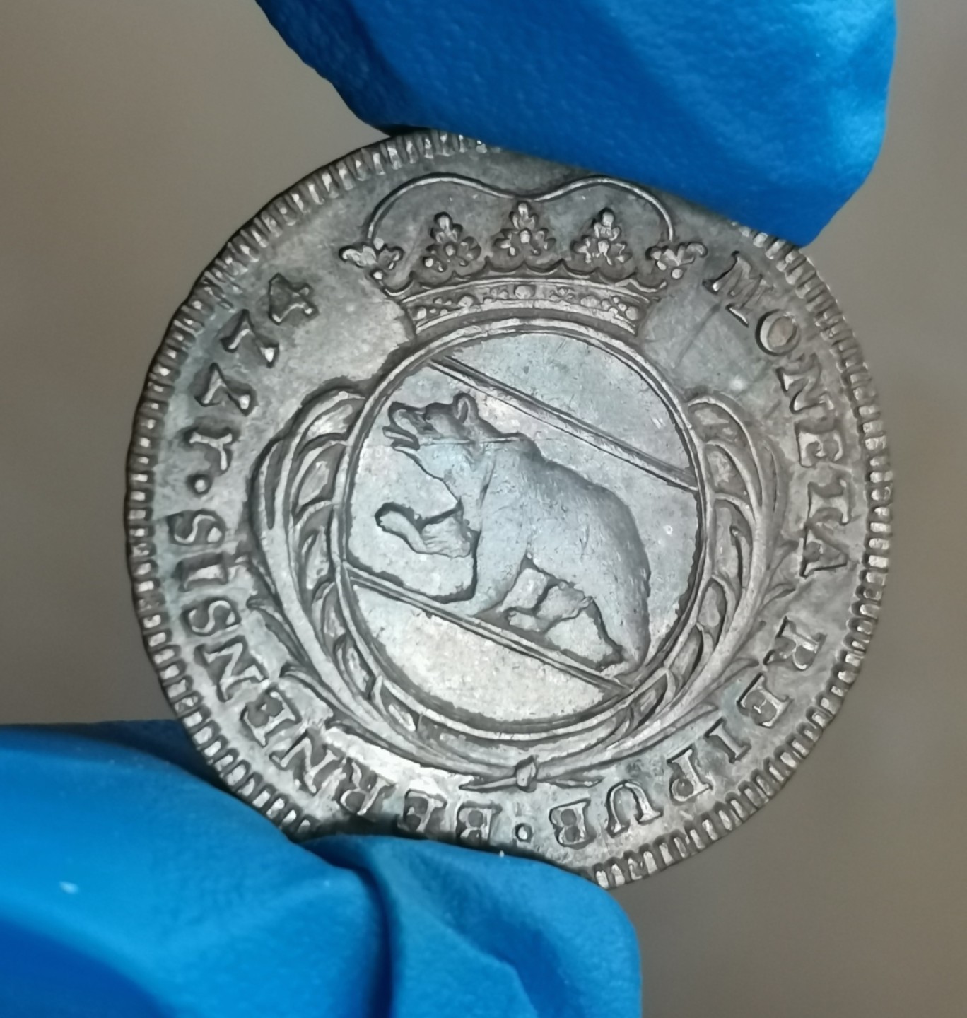 瓶子🏺第28期拍卖会 1774年瑞士伯尔尼1/4泰勒