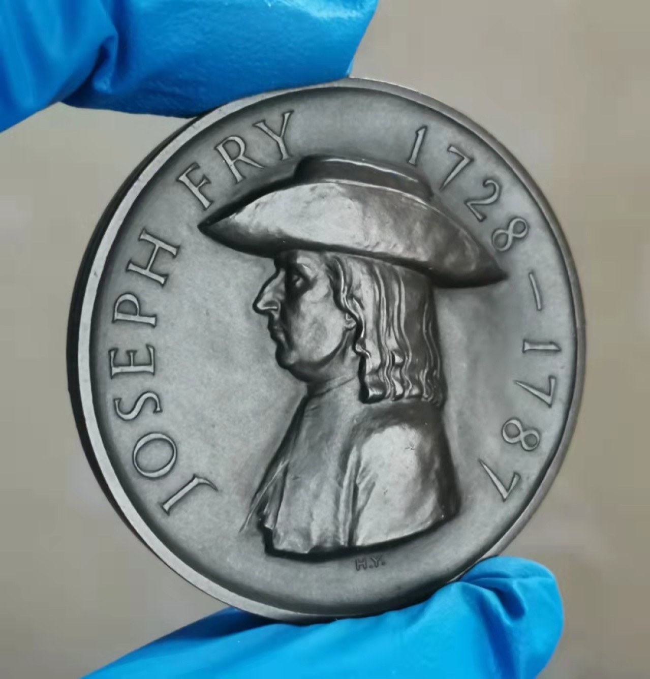 瓶子🏺第28期拍卖会 1928年英国约瑟夫诞辰200周年纪念铜章（原盒）