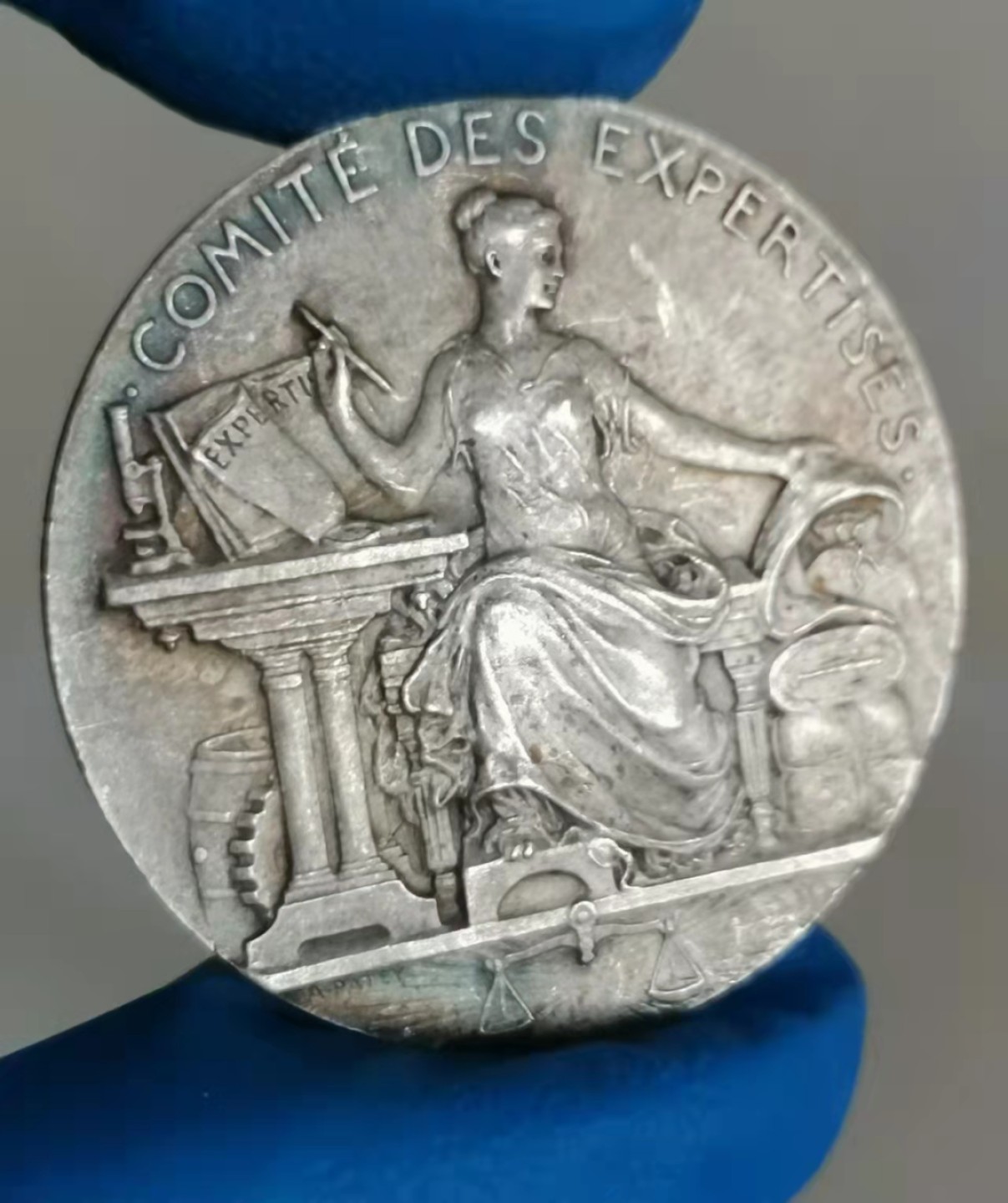 瓶子🏺第28期拍卖会 法国1822年学院银章（ms好品）