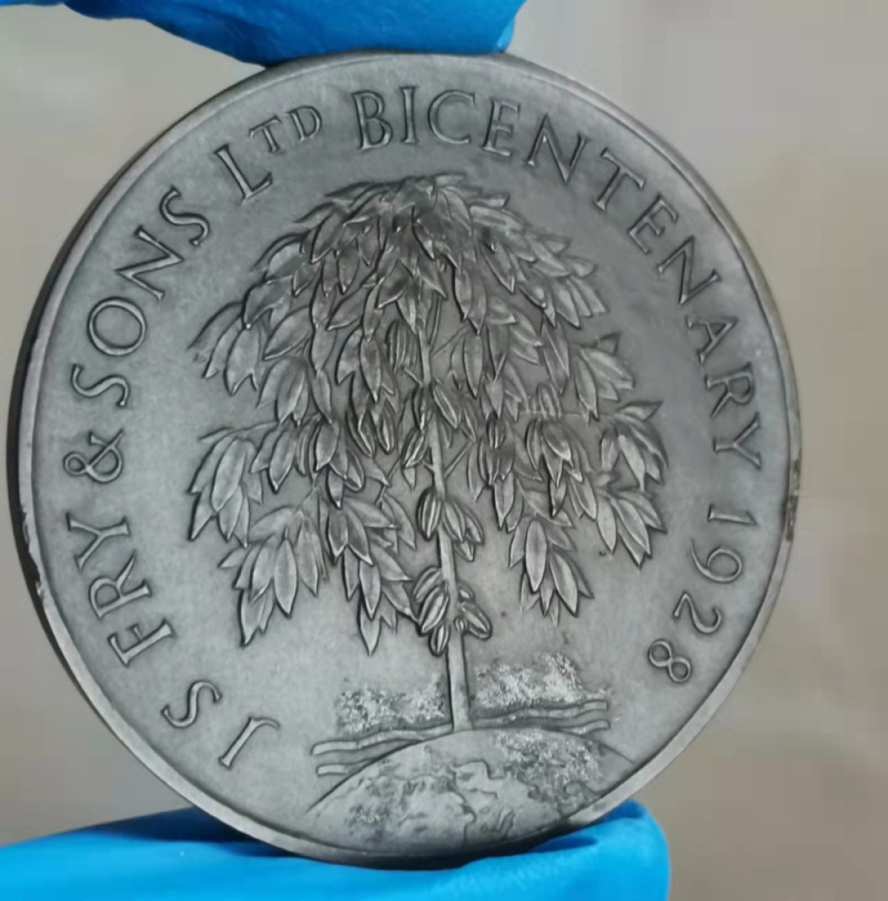 瓶子🏺第28期拍卖会 1928年英国约瑟夫诞辰200周年纪念铜章（原盒）