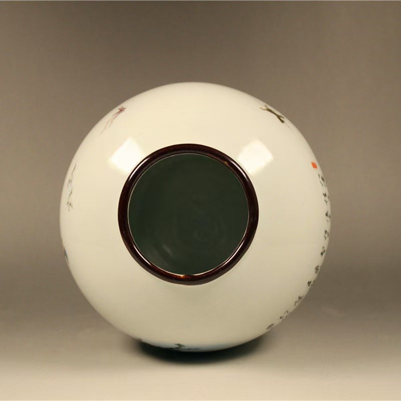 清光绪粉彩八仙过海瓷罐古玩瓷器家居展柜摆件