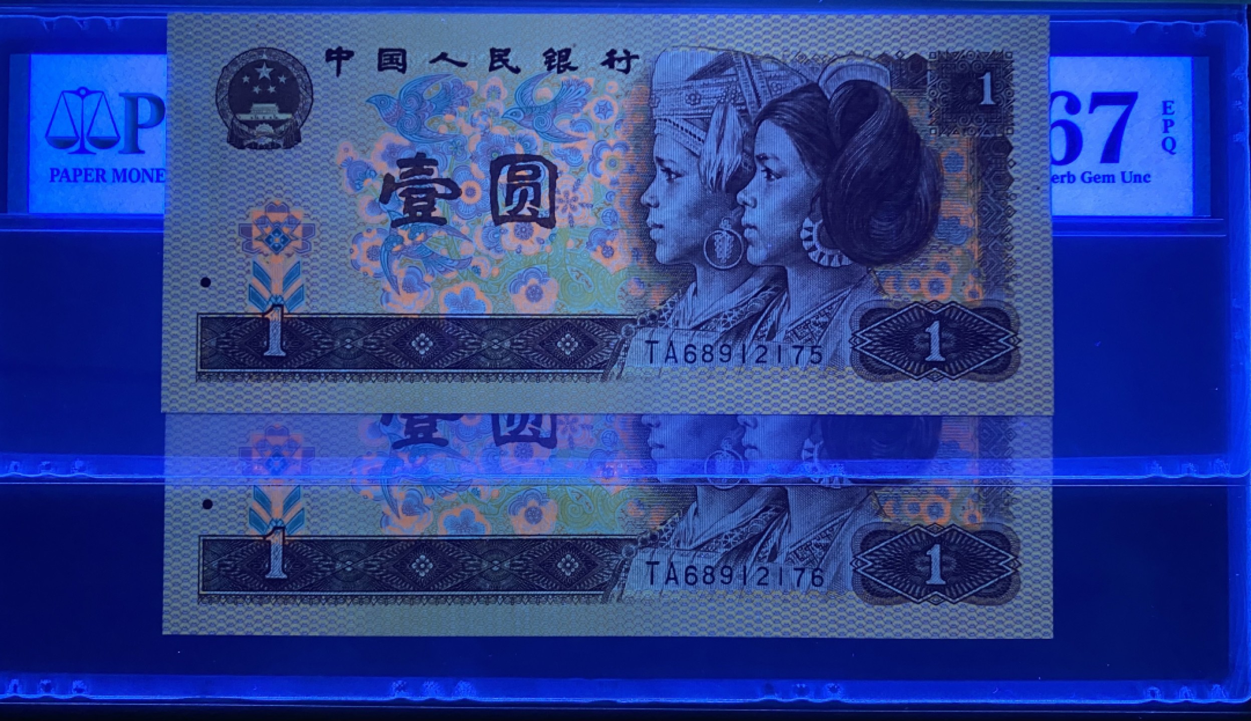 大黄蜂拍卖第50期 801红金龙TA68912175，176，67分2张