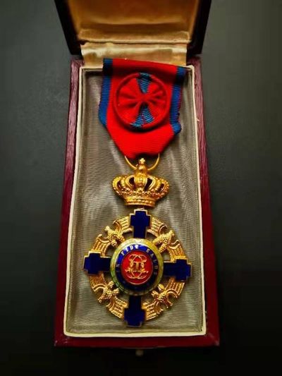 盛世勋华——号角文化勋章专场拍卖第2期 - 罗马尼亚王国军官级罗马尼亚之星勋章 民事版 1932-1947年版本