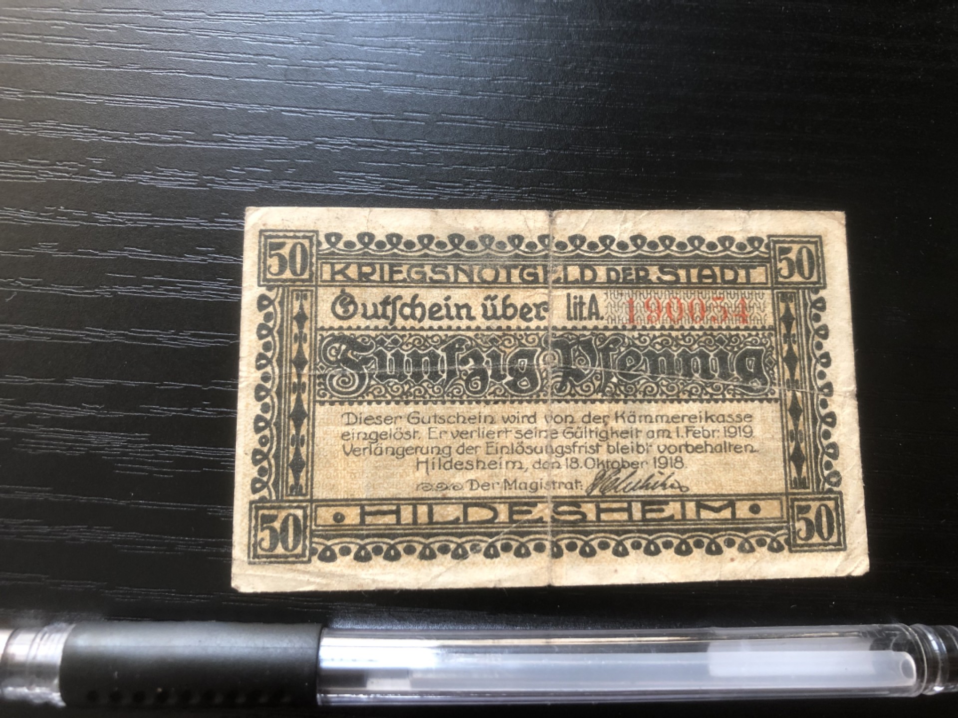 【保诚微拍】第16期 德国一战紧急时期1914-23年纸币【自动拍卖】【全场包邮】【佣金3.99元/件】 【纸币】【德国紧急时期纸币】# 77