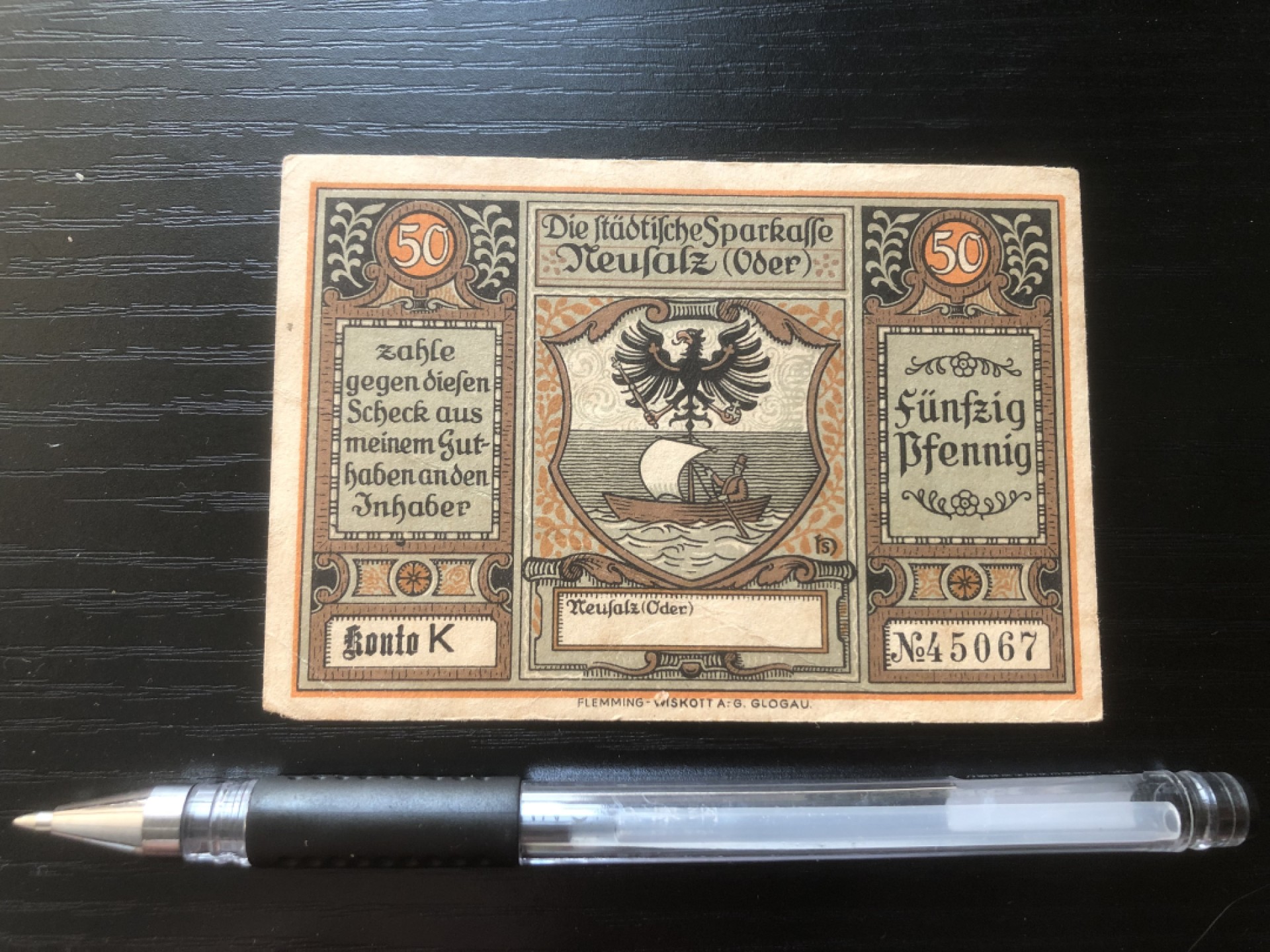 【保诚微拍】第16期 德国一战紧急时期1914-23年纸币【自动拍卖】【全场包邮】【佣金3.99元/件】 【纸币】【德国紧急时期纸币】#52  50芬尼