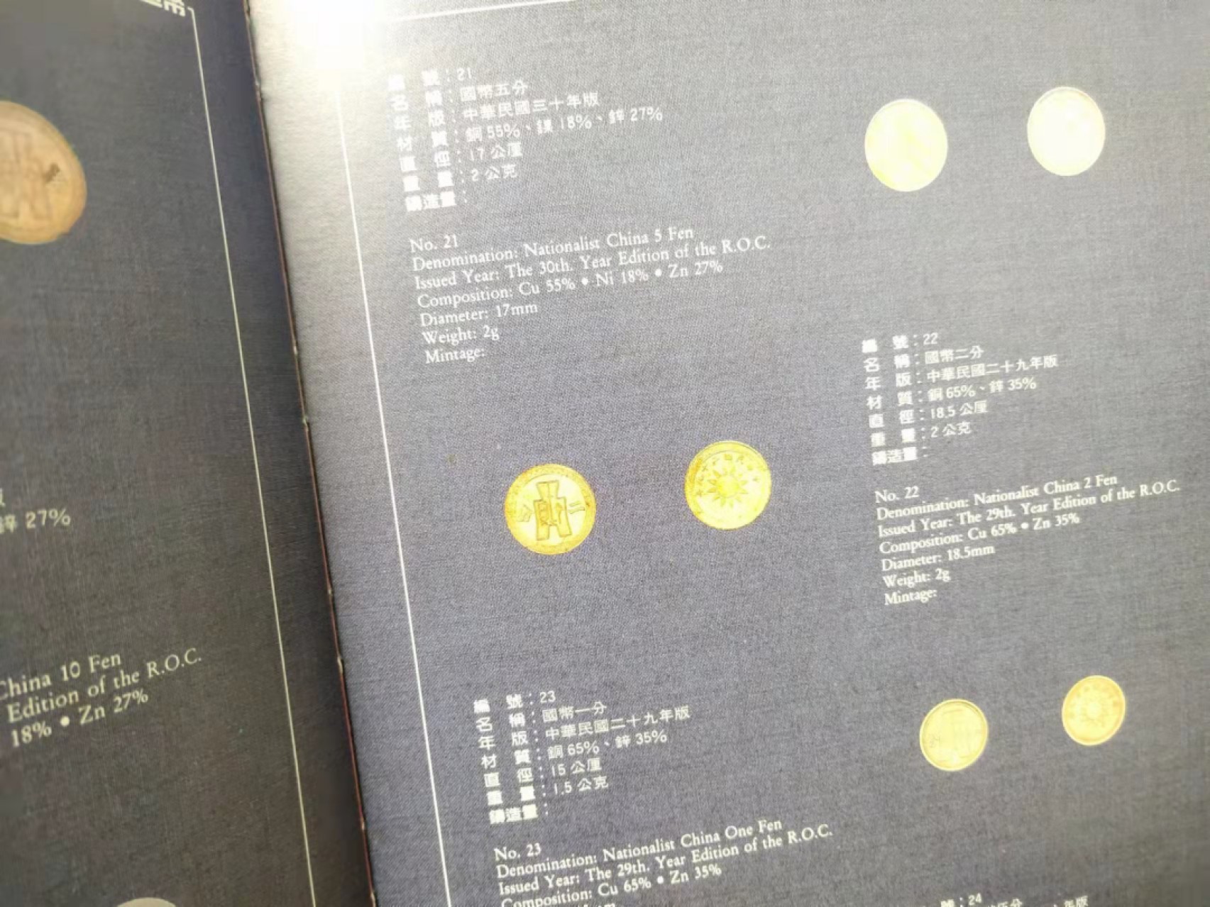 【圣域骑士收藏团】马来西亚60钞 第四期 【陆续增加拍品】（2022004期） 中国台湾省 中央造币厂币章图鉴 彩色印刷