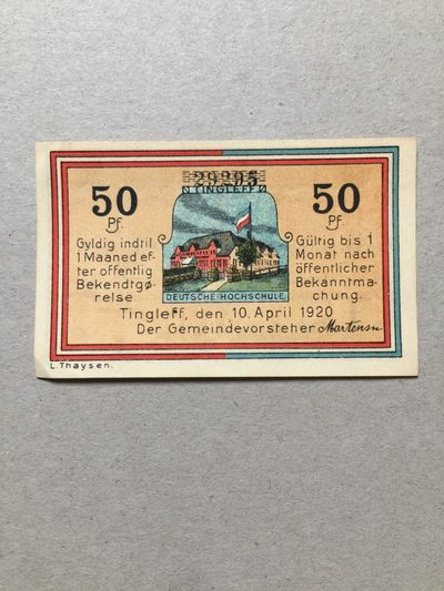 【牧君集藏】第2期拍卖—德国紧急货币专场 德国紧急货币 1920年 50芬尼 29295