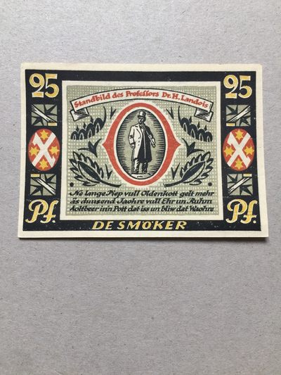 【牧君集藏】第2期拍卖—德国紧急货币专场 德国紧急货币 1921年 25芬尼 074272