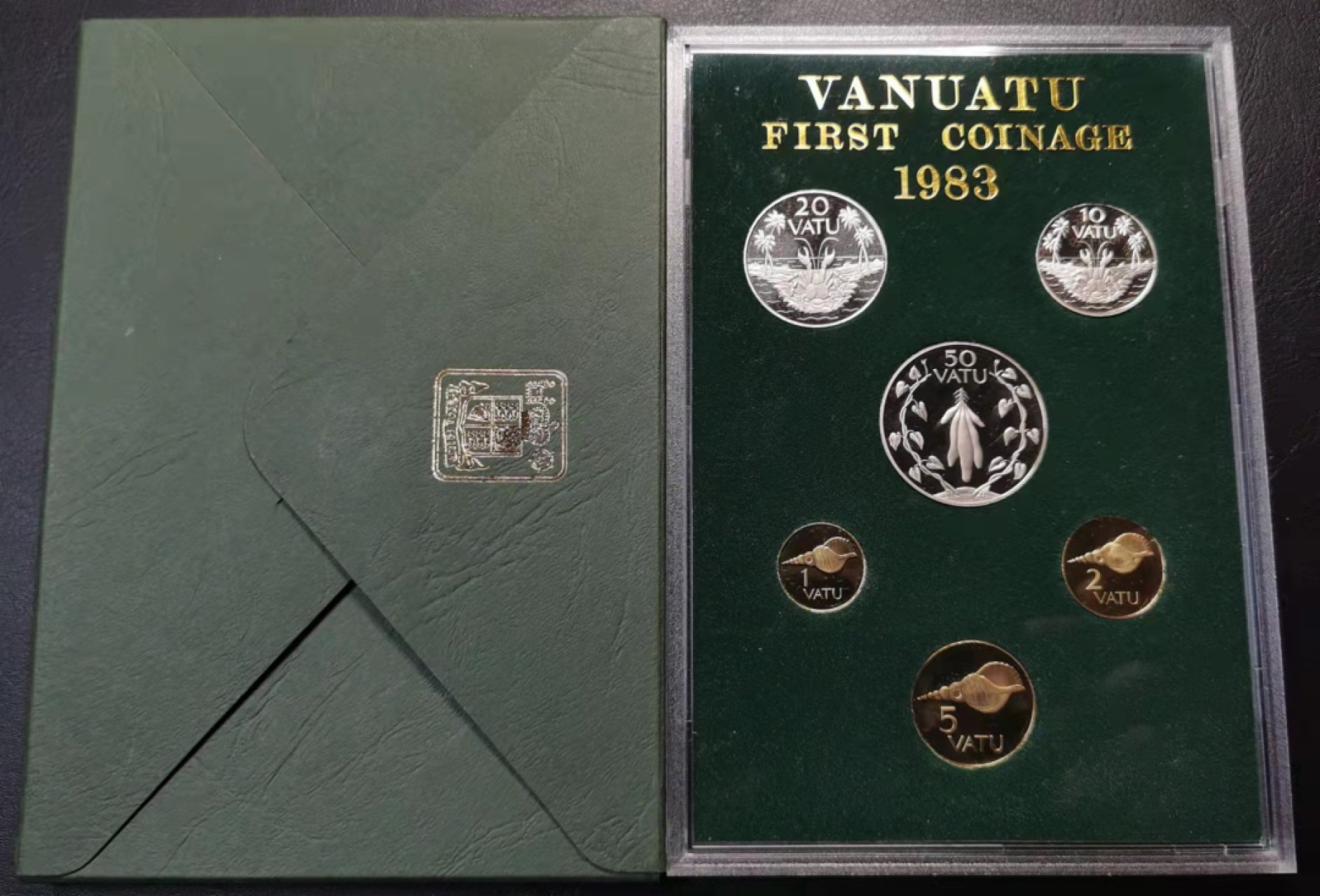 凡希社世界钱币微拍第一百九十一期 1983瓦努阿图PS卡装