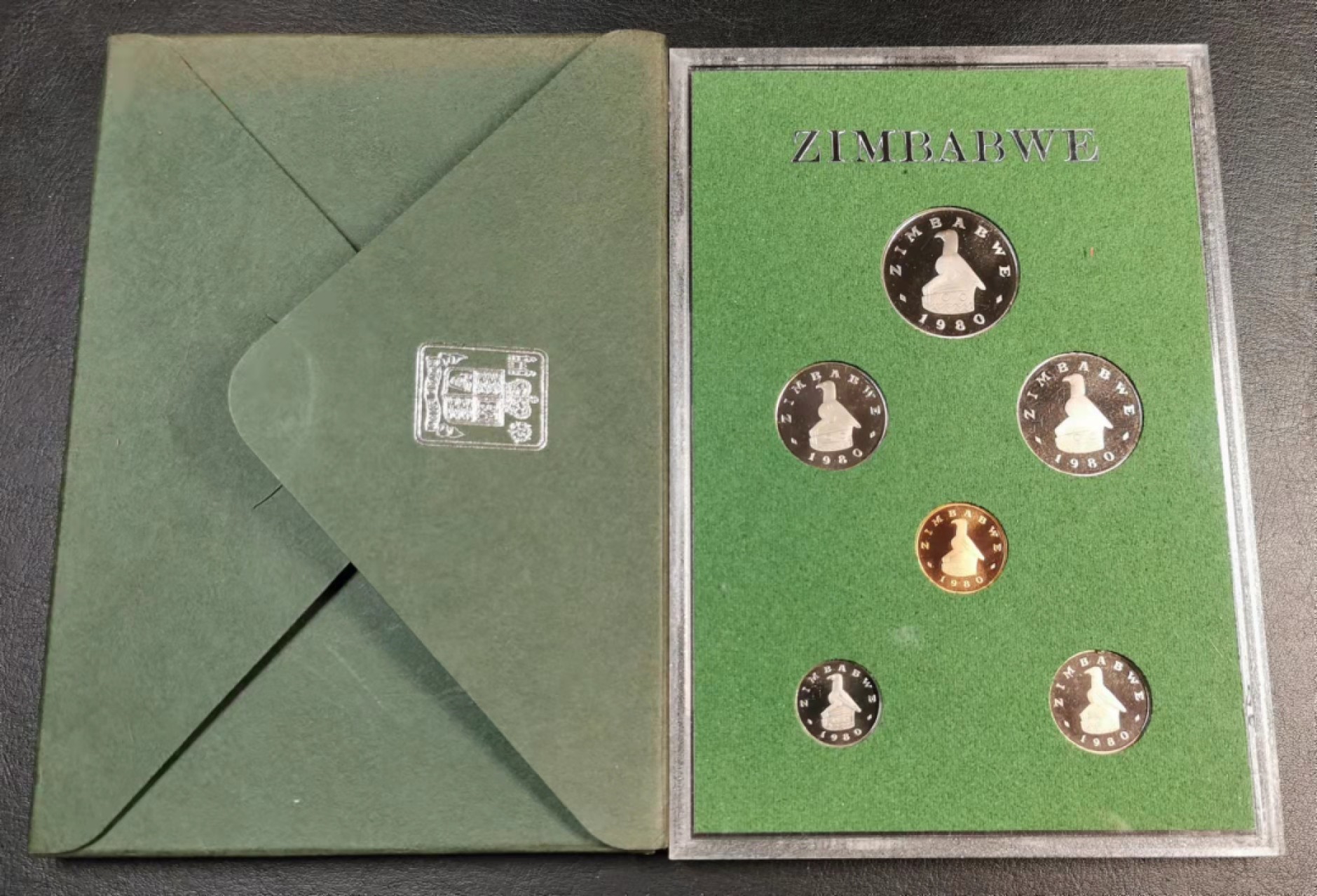 凡希社世界钱币微拍第一百九十一期 1980津巴布韦PS卡装