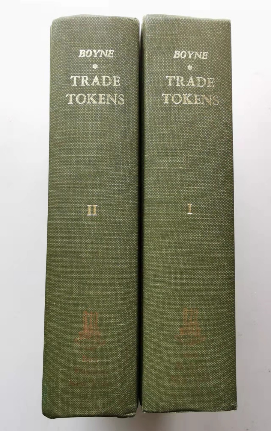 凡希社世界钱币微拍第一百九十一期 十七世纪英国贸易token两卷 八五品 1584页