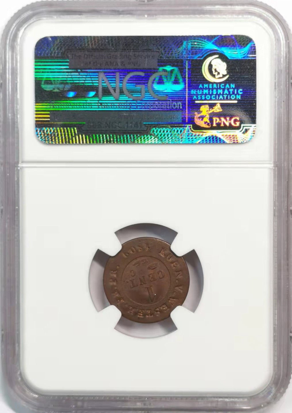 凡希社世界钱币微拍第一百九十一期 荐！1809C热罗姆拿破仑威斯特法伦王国1Cent铜币NGC-MS64BN冠军！