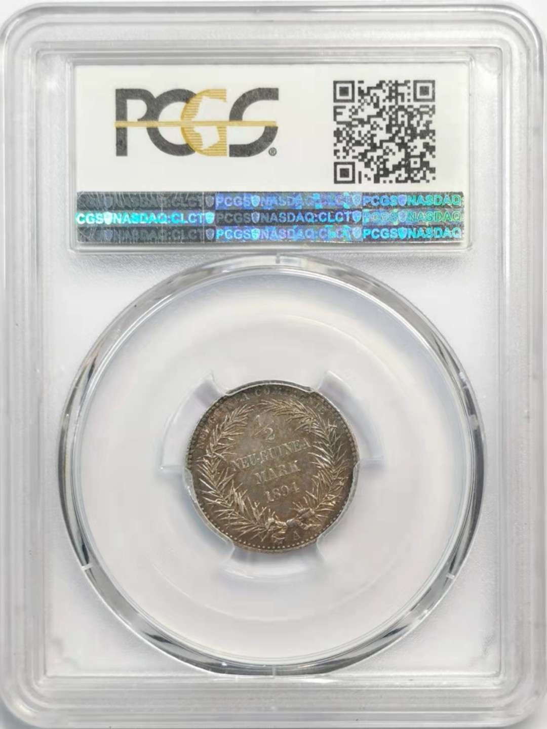 凡希社世界钱币微拍第一百九十一期 荐！1894A德属几内亚1/2马克PCGS-MS62