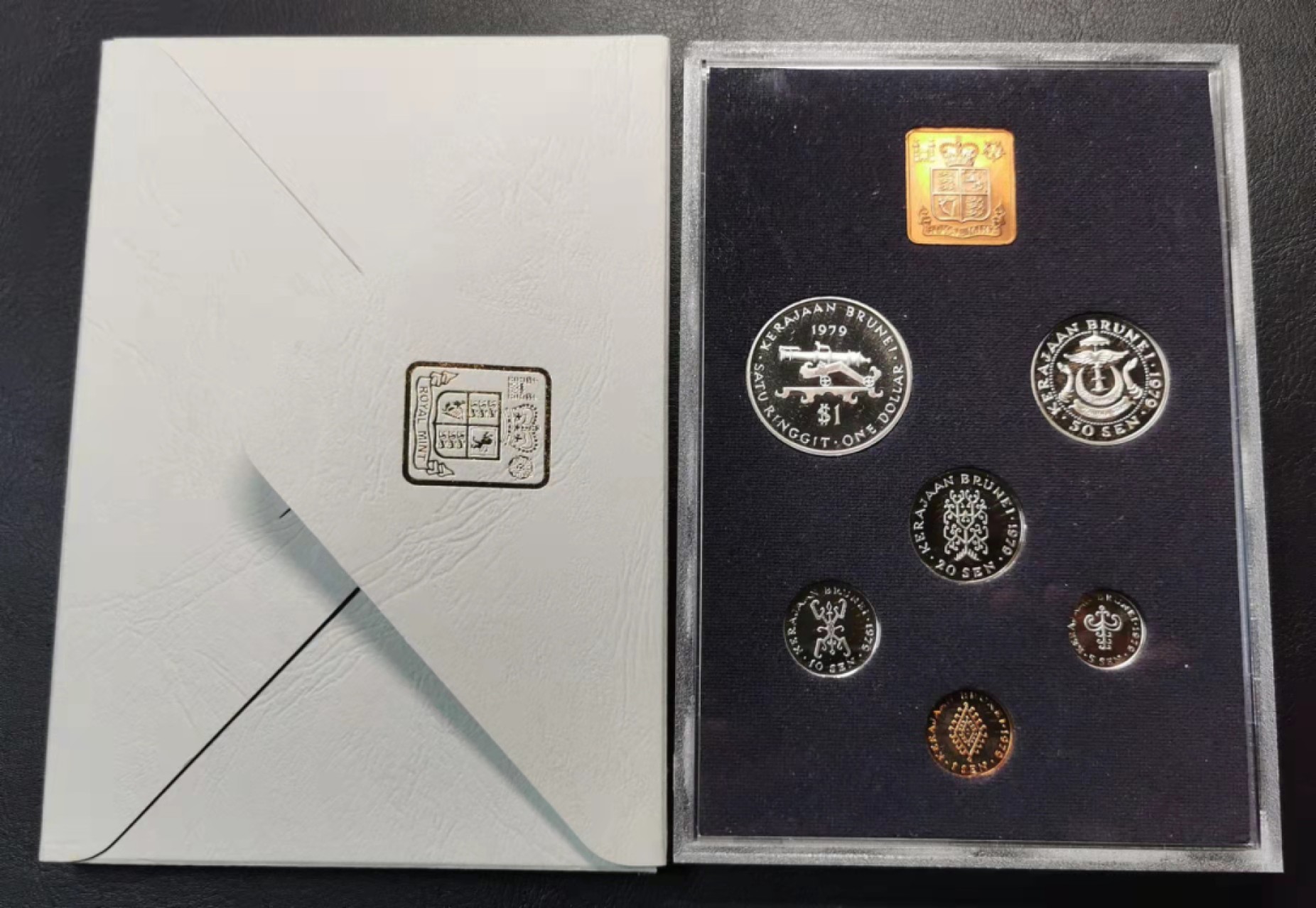 凡希社世界钱币微拍第一百九十一期 1979文莱PS卡装