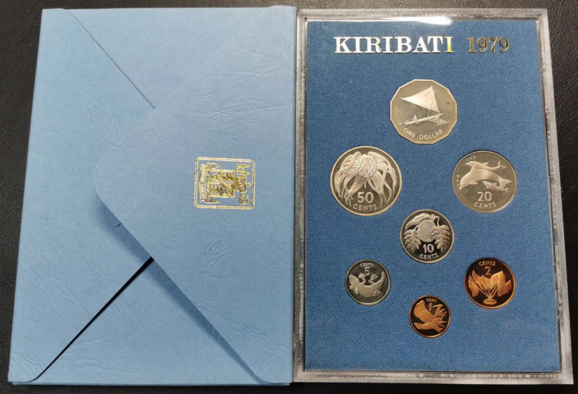 凡希社世界钱币微拍第一百九十一期 1979基里巴斯PS卡装