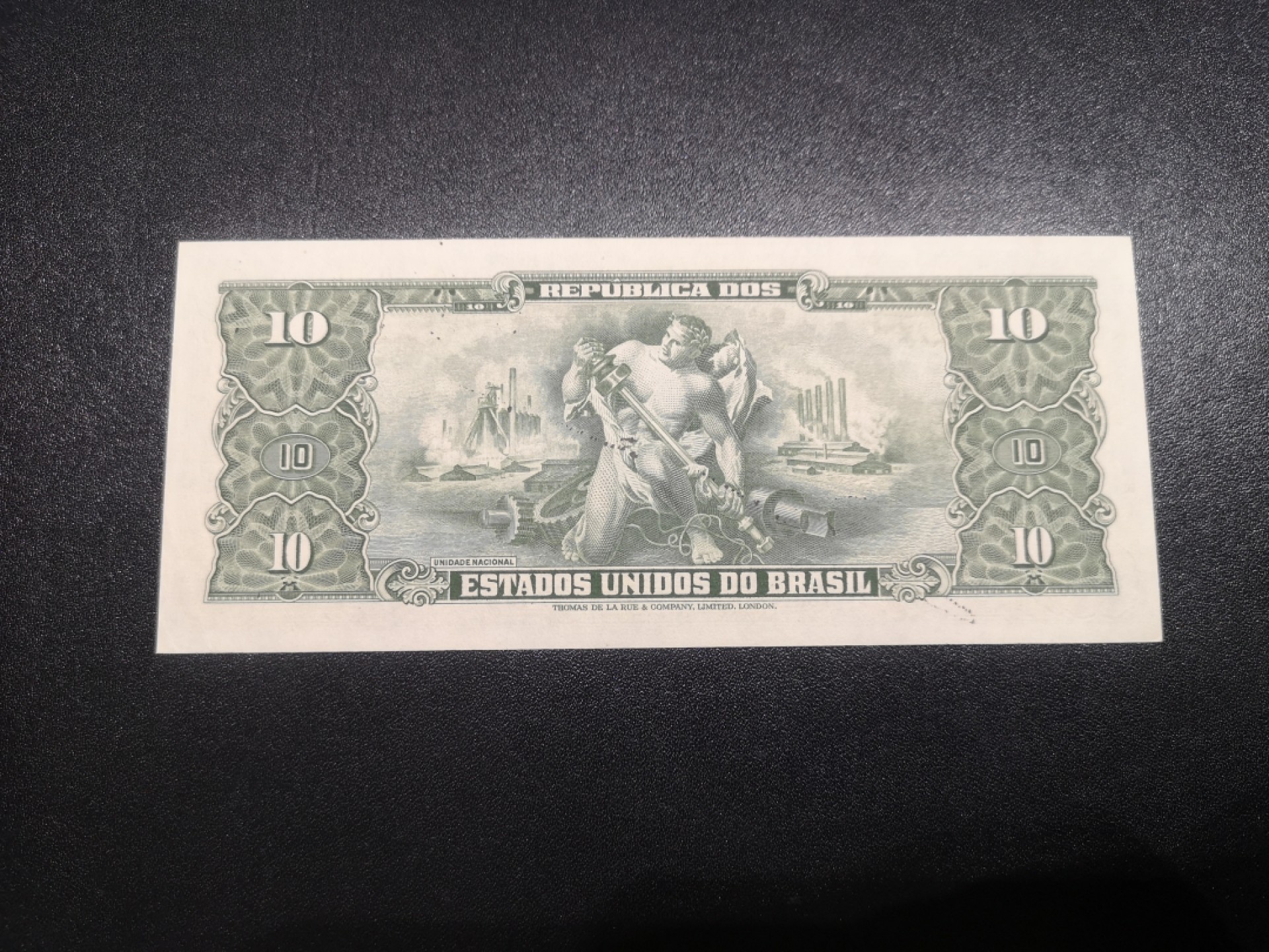 《外钞收藏家》第一百七十期拍卖（本期59件） 巴西10克鲁塞罗 手签版 全新（德纳罗版）