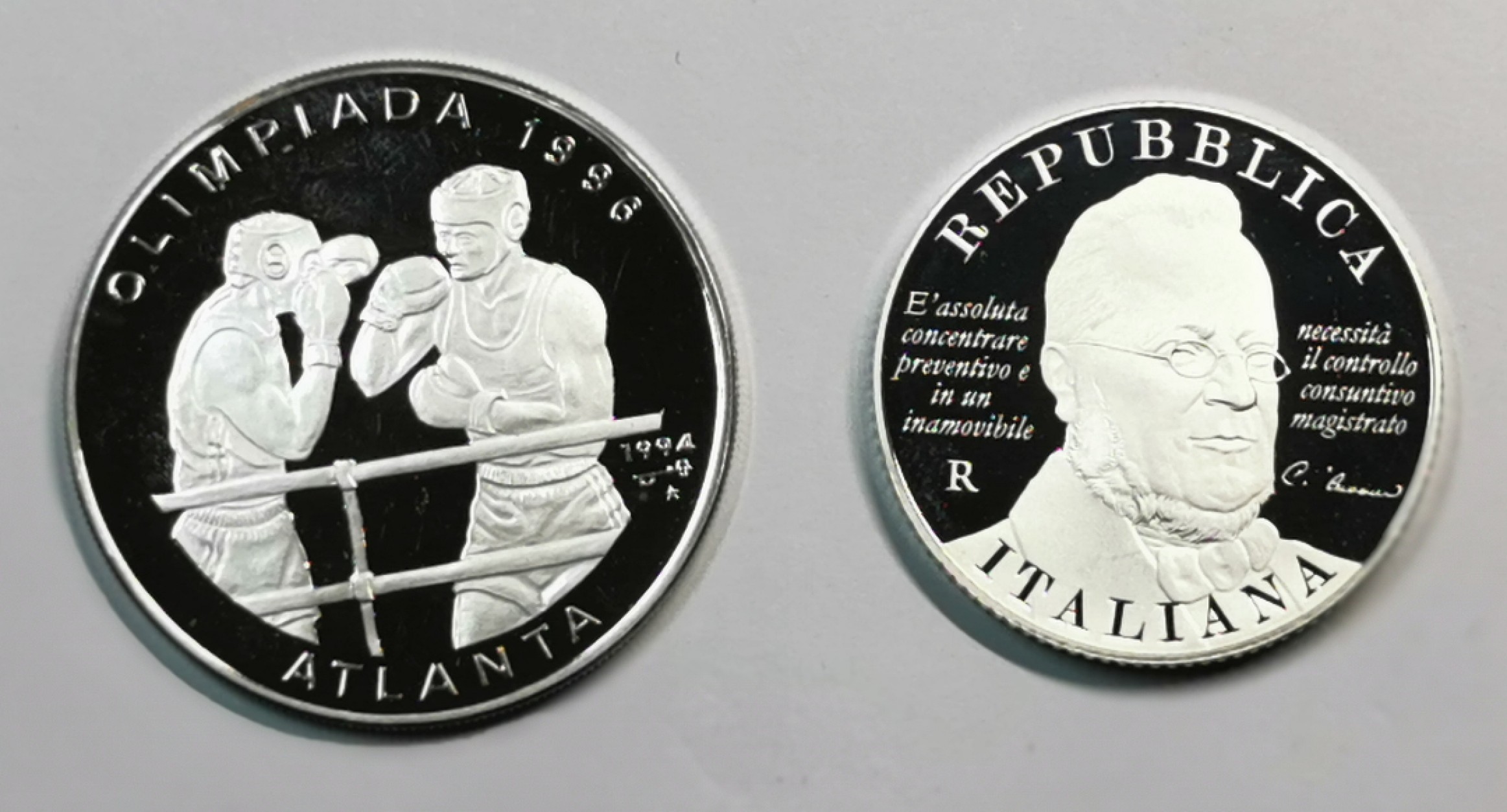 凡希社世界钱币微拍第一百九十一期 意大利古巴现代银币一对PROOF