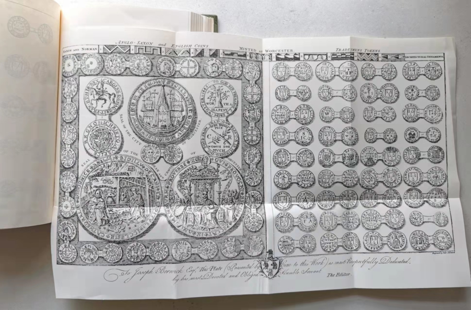 凡希社世界钱币微拍第一百九十一期 十七世纪英国贸易token两卷 八五品 1584页