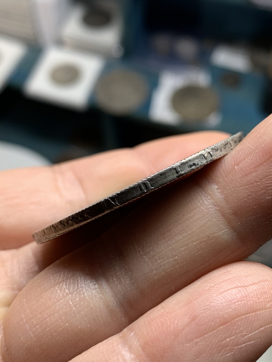 《竞宝斋》第38场-本周一 （全场顺丰包邮） 德国巴伐利亚 1765年 圣母抱婴 大泰勒 银币 带光原味好品 可以博分的品相