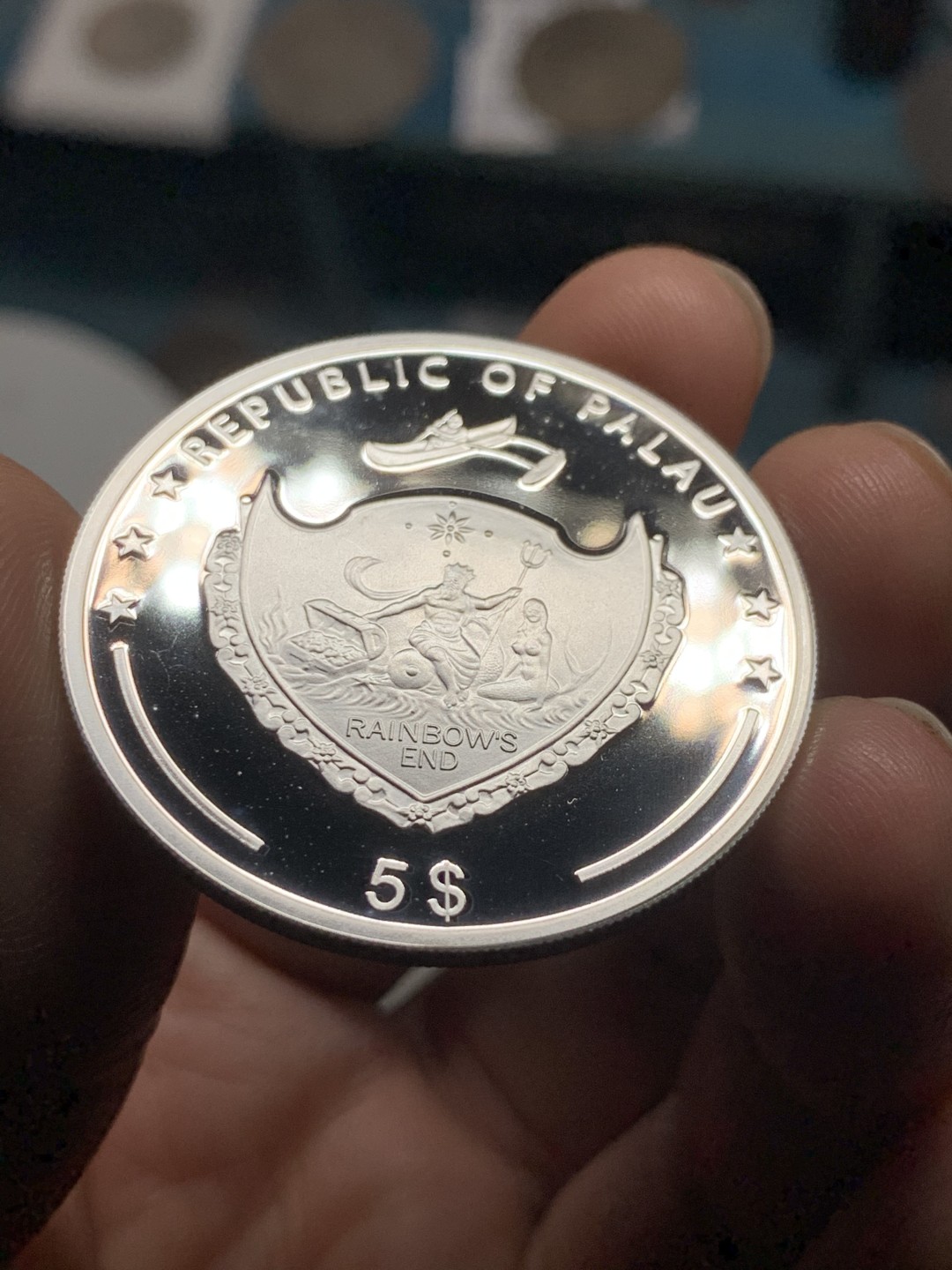 《竞宝斋》第38场-本周一 （全场顺丰包邮） 帕劳世界奇观系列银币 2013年圣彼得大教堂 有证书