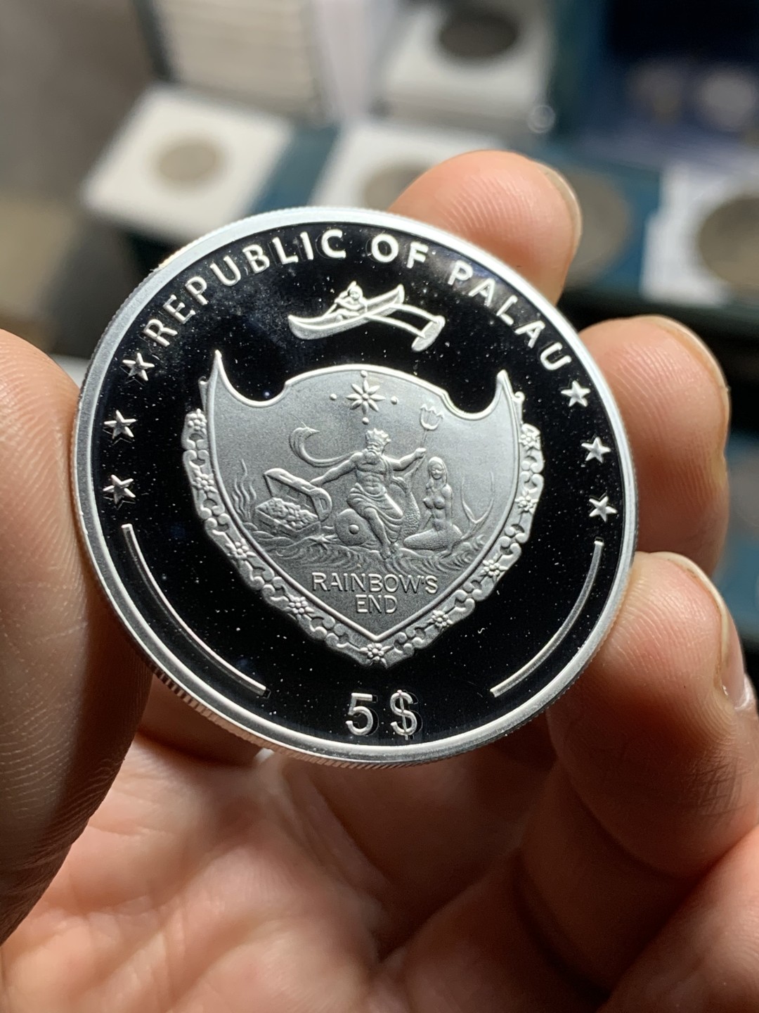 《竞宝斋》第38场-本周一 （全场顺丰包邮） 帕劳世界奇观系列银币 2013年圣彼得大教堂 有证书