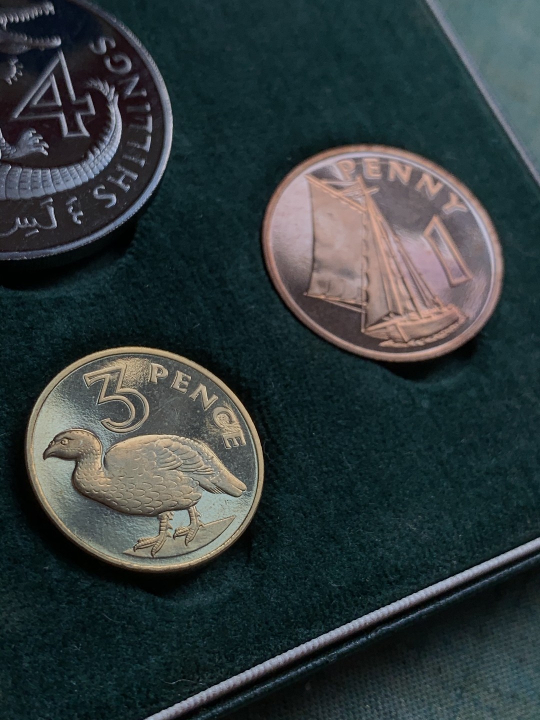 《竞宝斋》第38场-本周一 （全场顺丰包邮） 1966年 英属冈比亚动物版  6枚 精致套币