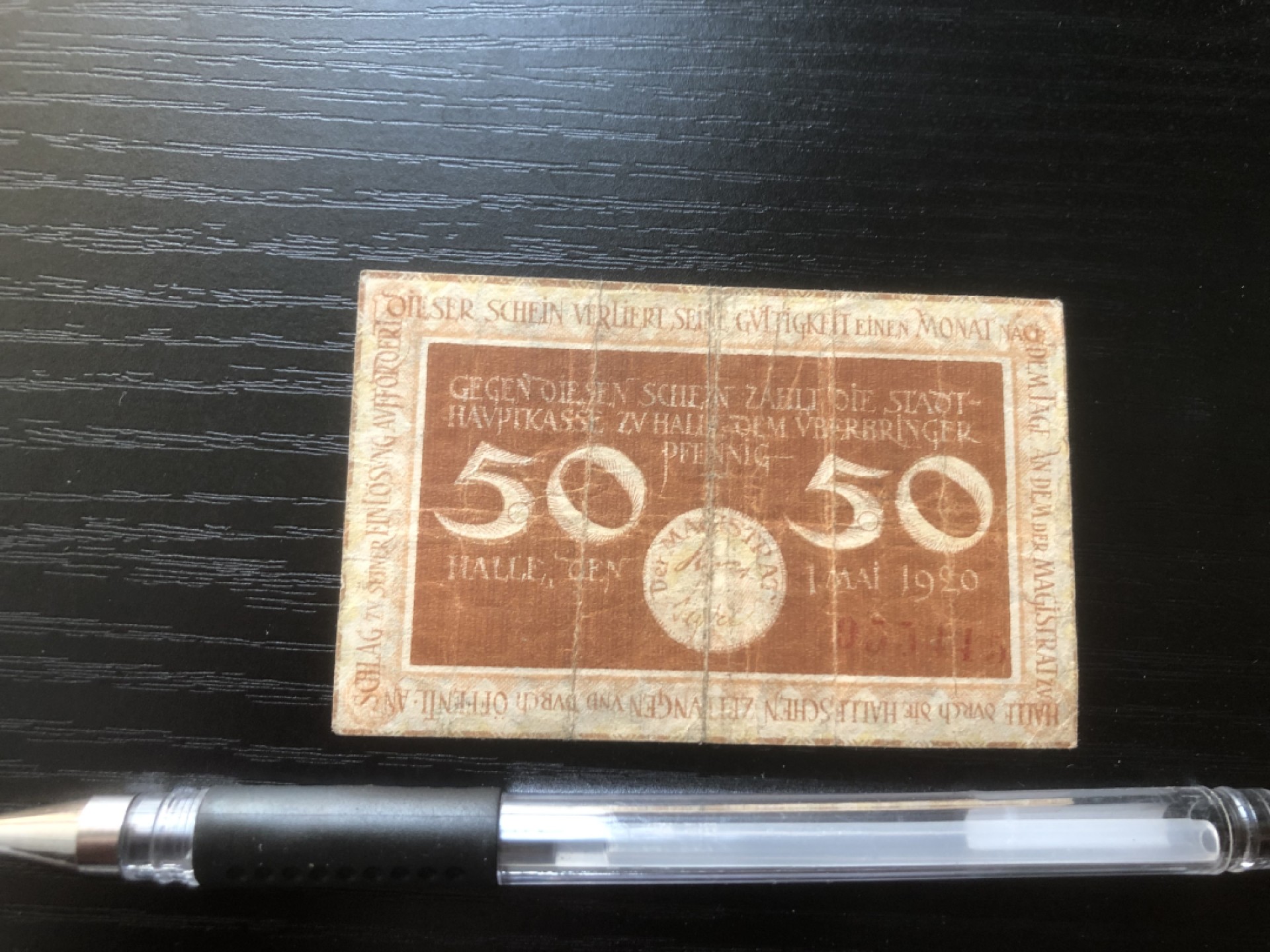 【保诚微拍】第17期  $ 纸币专场 $【自动拍卖】【全场包邮】【佣金3.99元/件】 【纸币】【德国紧急时期纸币】#80