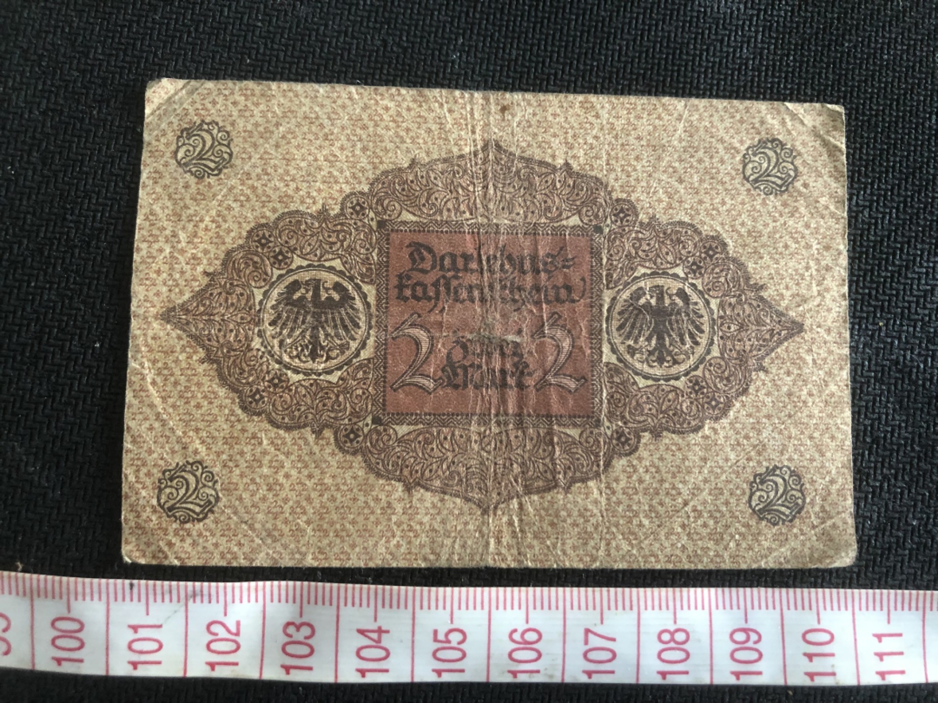 【保诚微拍】第17期  $ 纸币专场 $【自动拍卖】【全场包邮】【佣金3.99元/件】 【纸币】德国 1920年 2 马克  