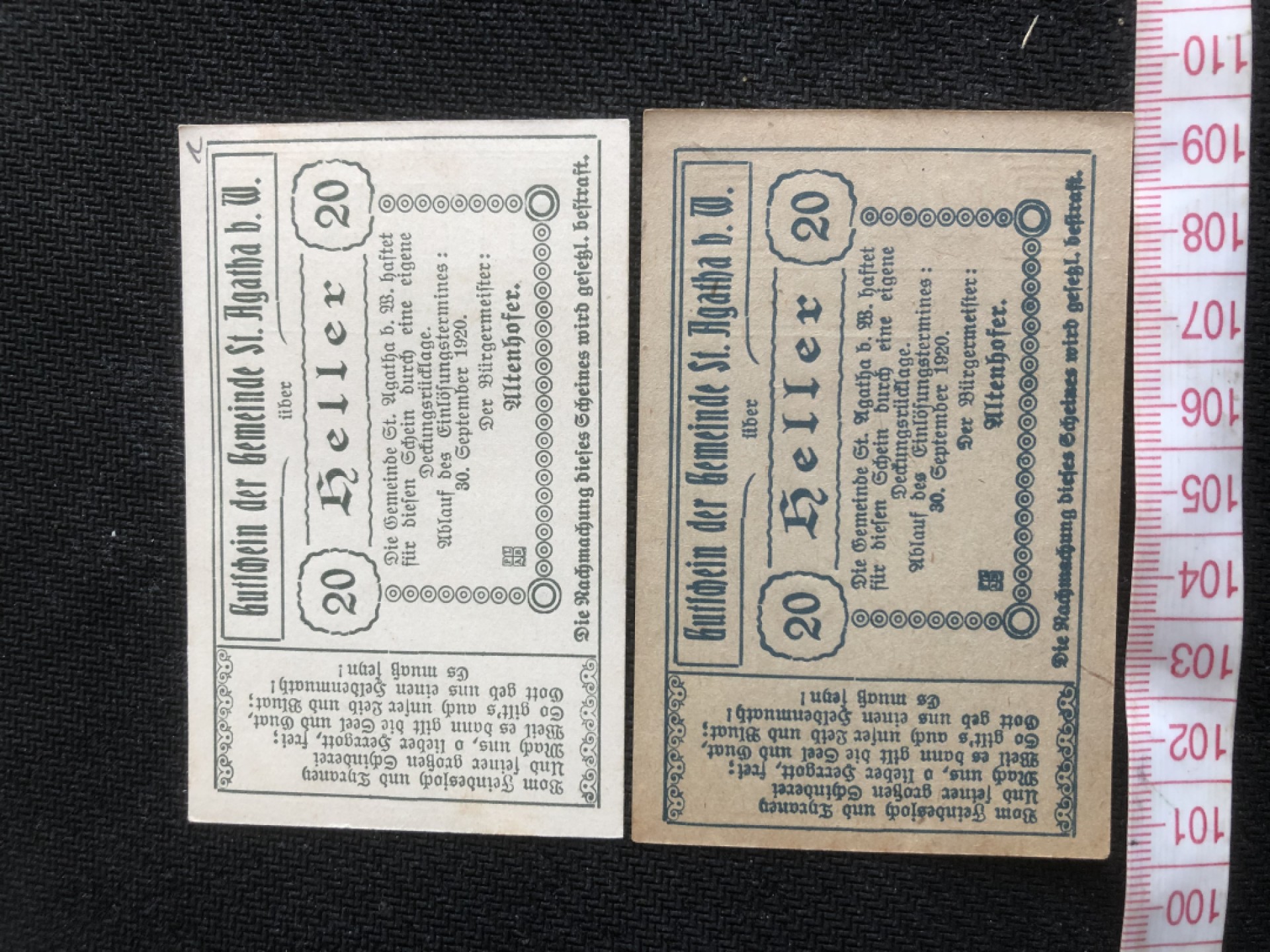 【保诚微拍】第17期  $ 纸币专场 $【自动拍卖】【全场包邮】【佣金3.99元/件】 【纸币】【德国紧急时期纸币】#110