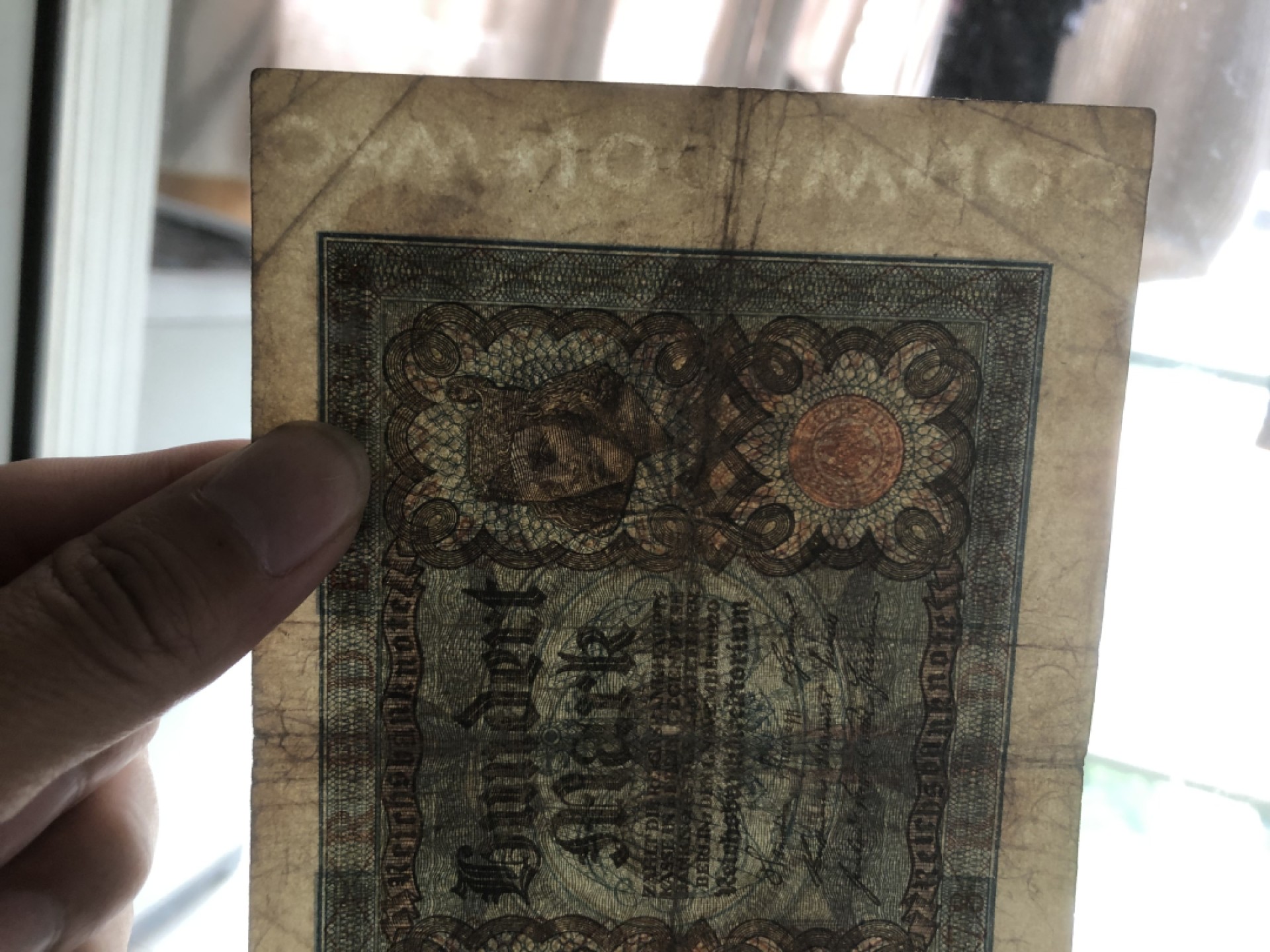 【保诚微拍】第17期  $ 纸币专场 $【自动拍卖】【全场包邮】【佣金3.99元/件】 【纸币】德国 1920年100马克  