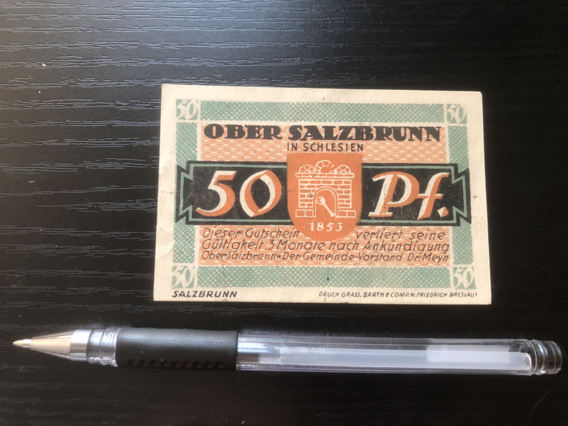 【保诚微拍】第17期  $ 纸币专场 $【自动拍卖】【全场包邮】【佣金3.99元/件】 【纸币】【德国紧急时期纸币】#53