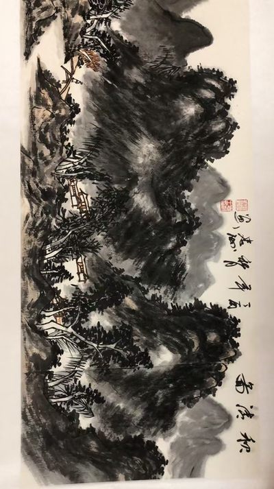 中国国画研究院院长陈忠洲作品