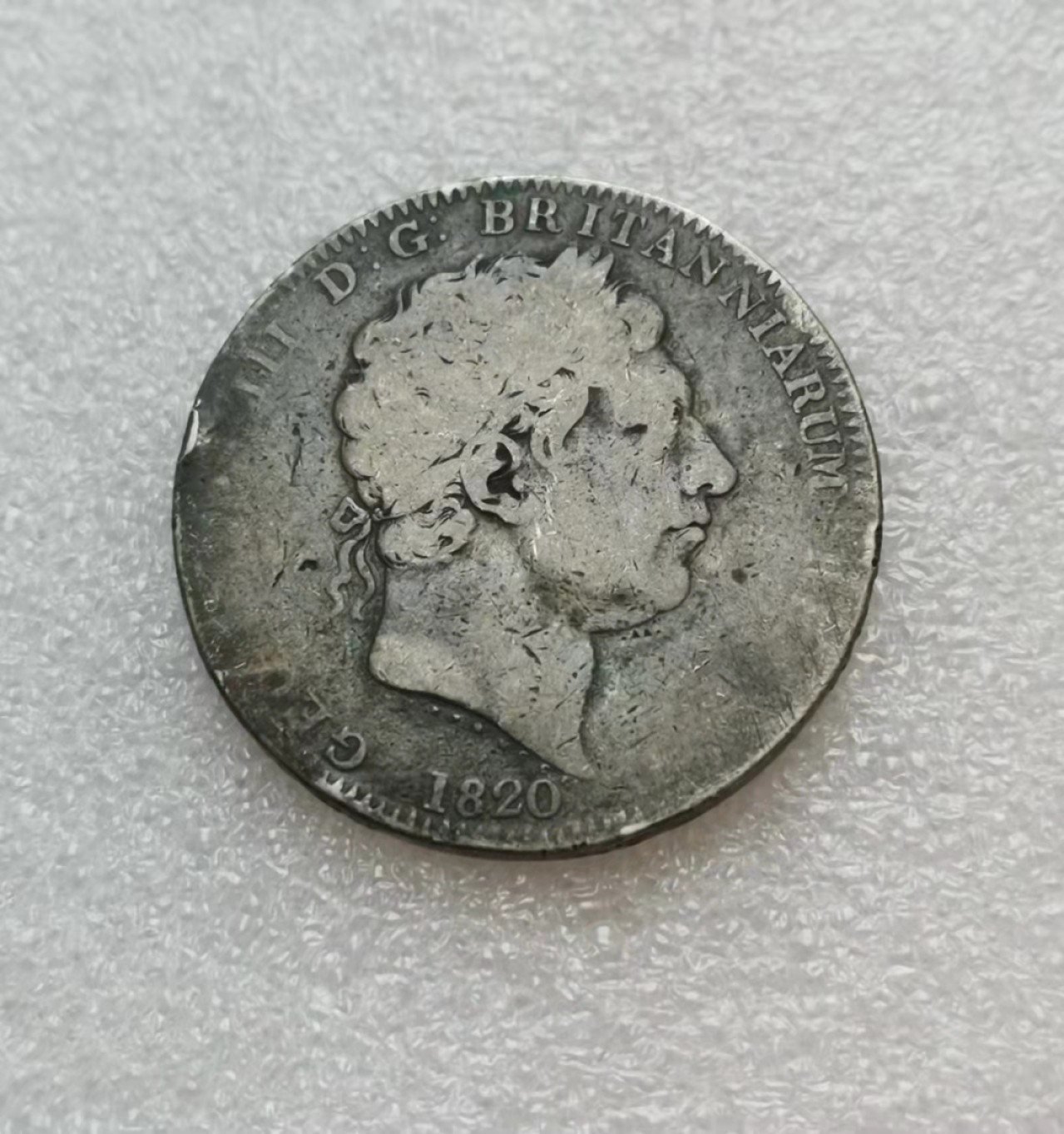 瓶子🏺第29期拍卖会 英国1820年乔治三世马剑克朗银币