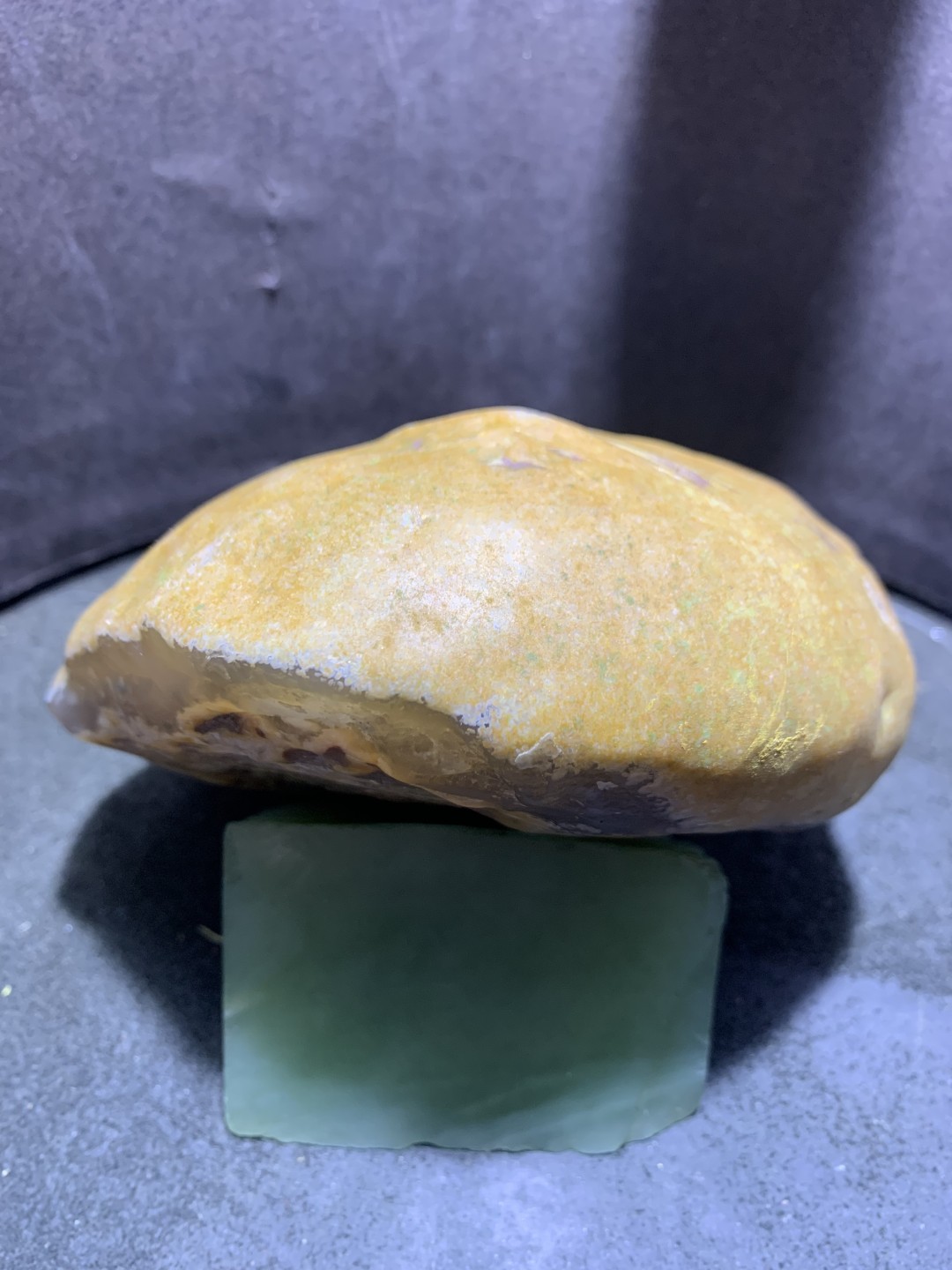精美天然原皮玛瑙原石雕刻达摩祖师摆件，把件一个，