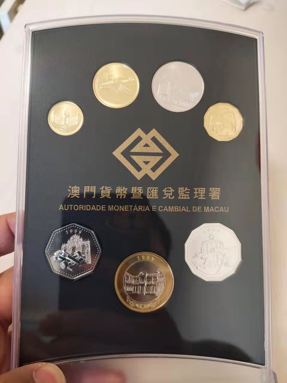 冬奥、澳门 1999澳门回归套币，7枚全套