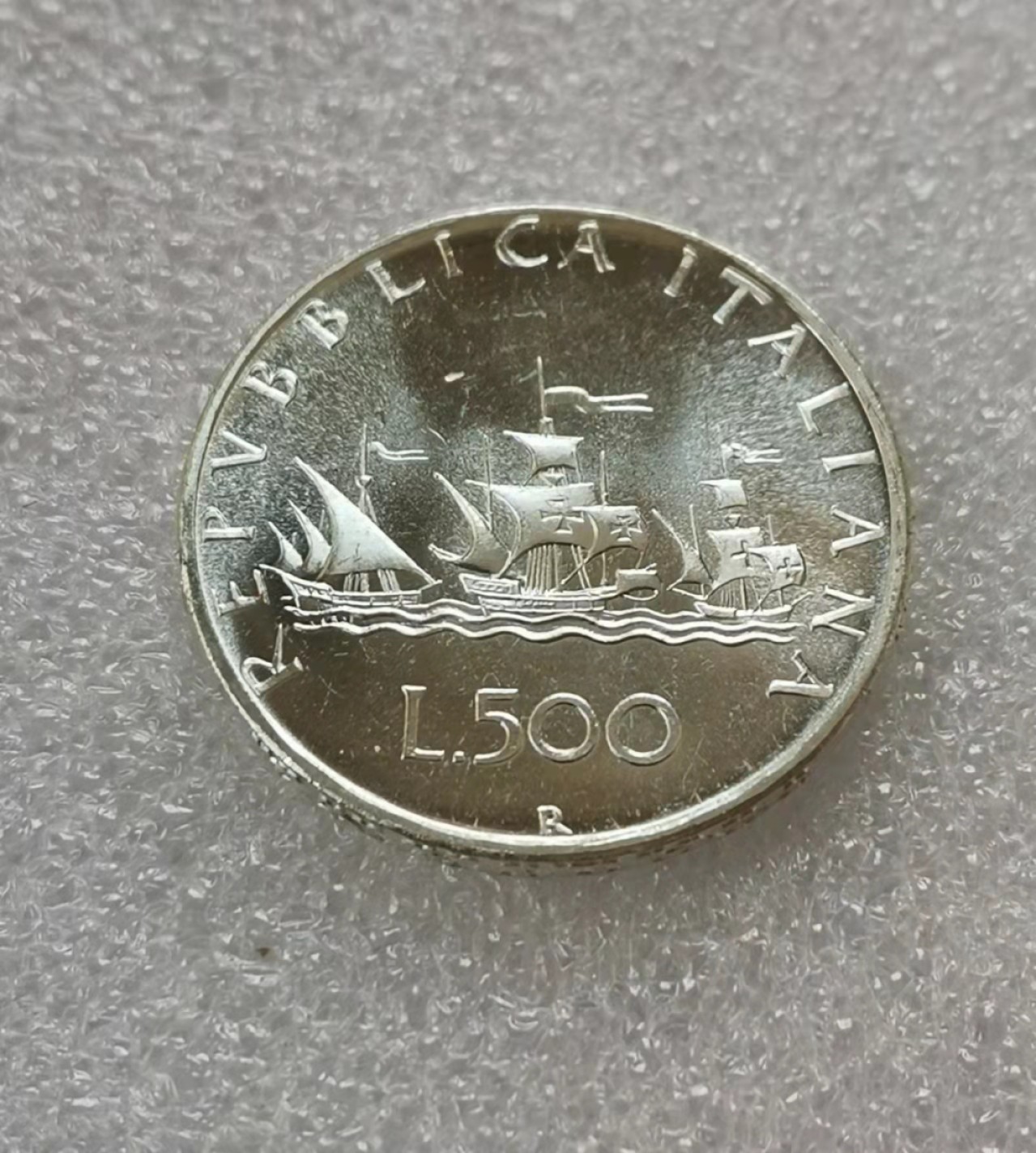 瓶子🏺第29期拍卖会 意大利1970年PL底板帆船美女5里拉银币