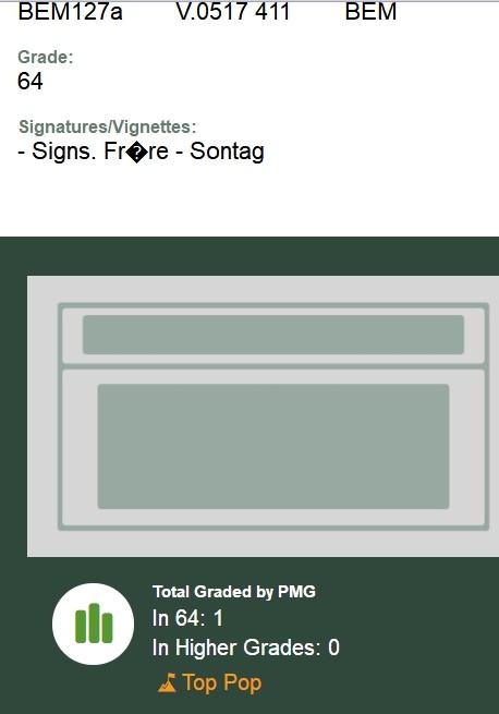 【Blue Auction】✨世界纸币精拍第166期——利奥波德二世（共105拍） 【唯一冠军分】比利时 1944-45年500法郎 利奥波德二世 大胡子 比属刚果风土人PMG64