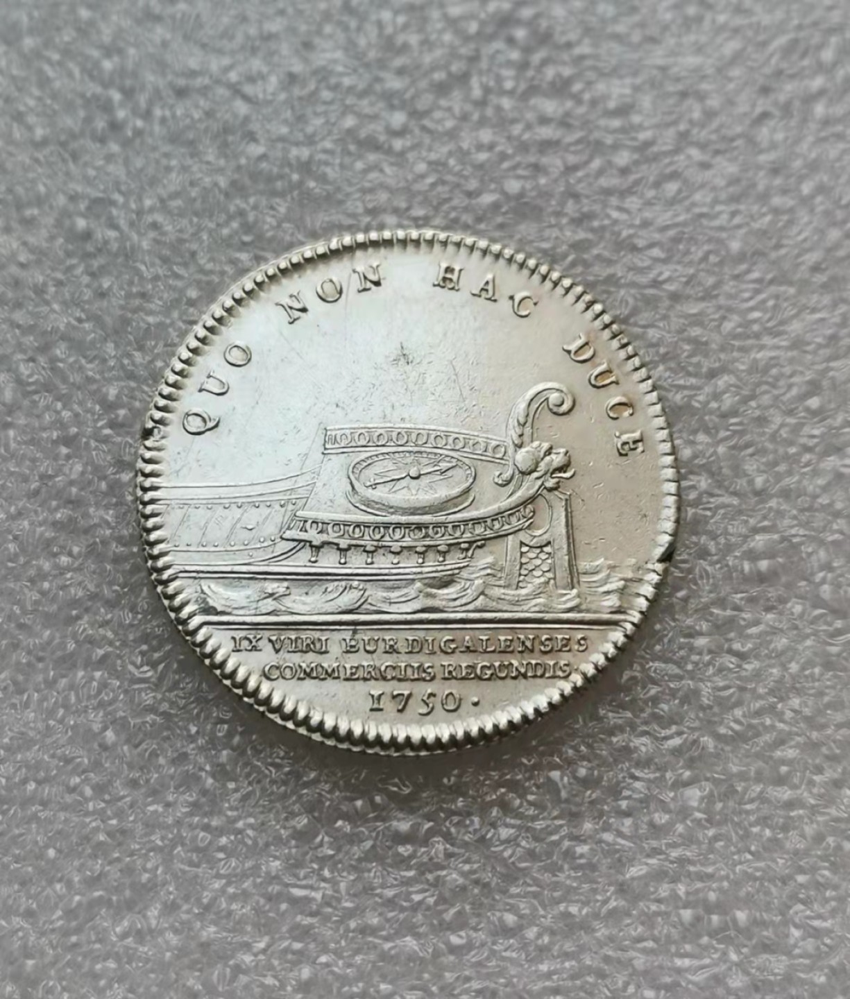 瓶子🏺第29期拍卖会 法国1750年路易十五JETON银质代币（稀少）